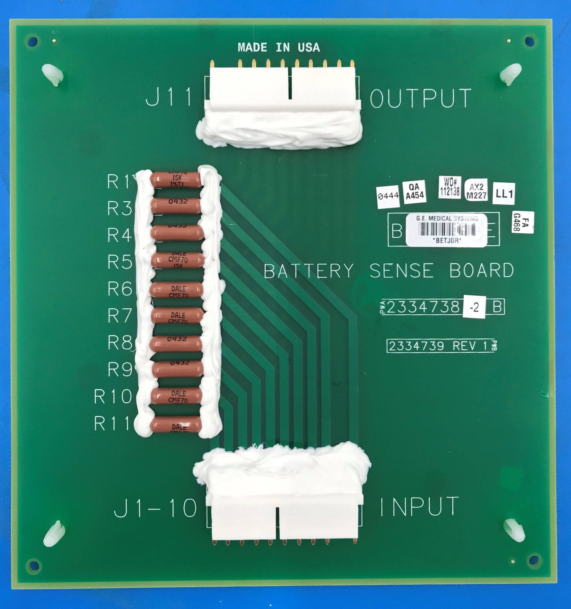 NEW Battery Sense Board (2334738-2 GE/AMX4