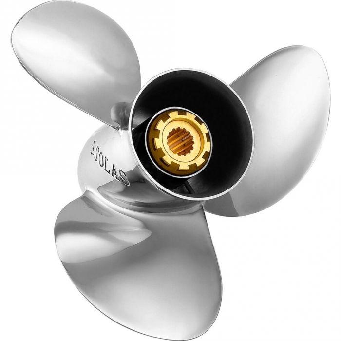 Solas Propeller 1231-101-13 Solas New Saturn SS 3-Blade Propeller for Mercury
