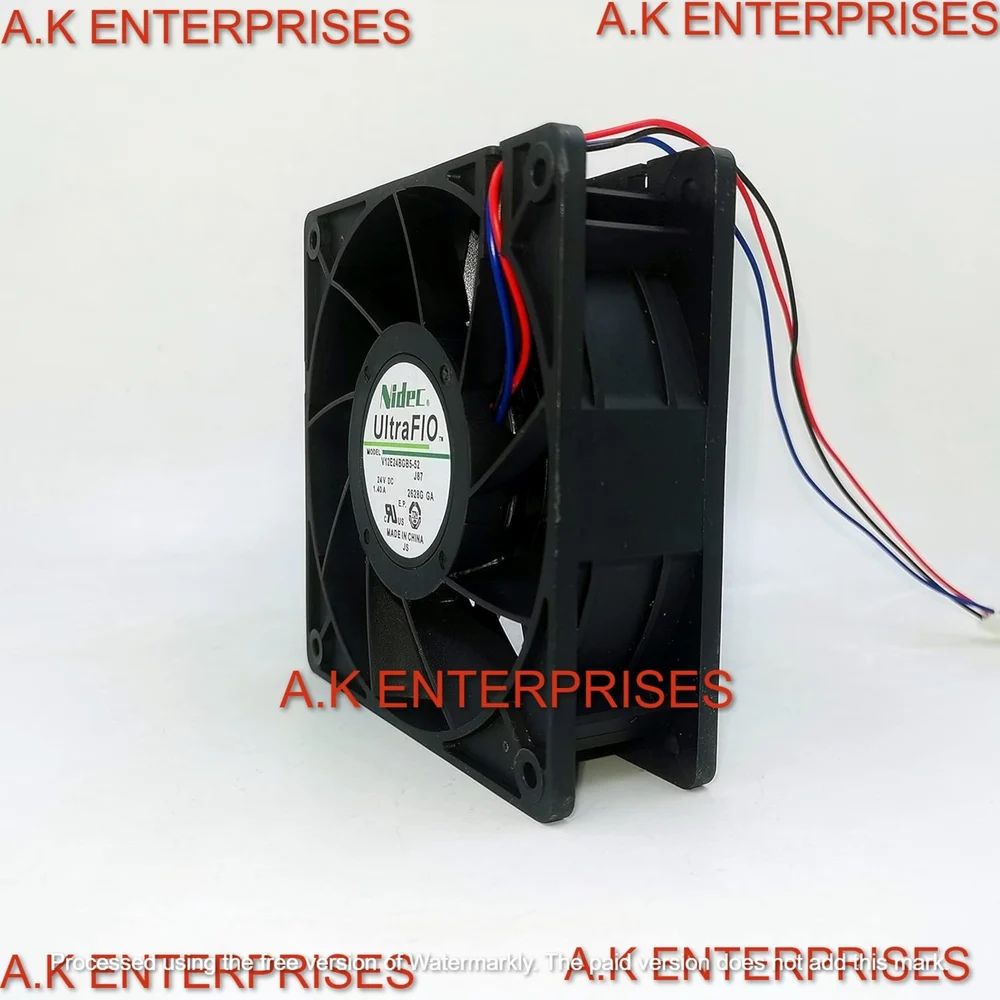 NIDEC Cooling Fan 24V 120mm 12038 for V12E24BGB5-52 1.40A 120x120x38mm Fan
