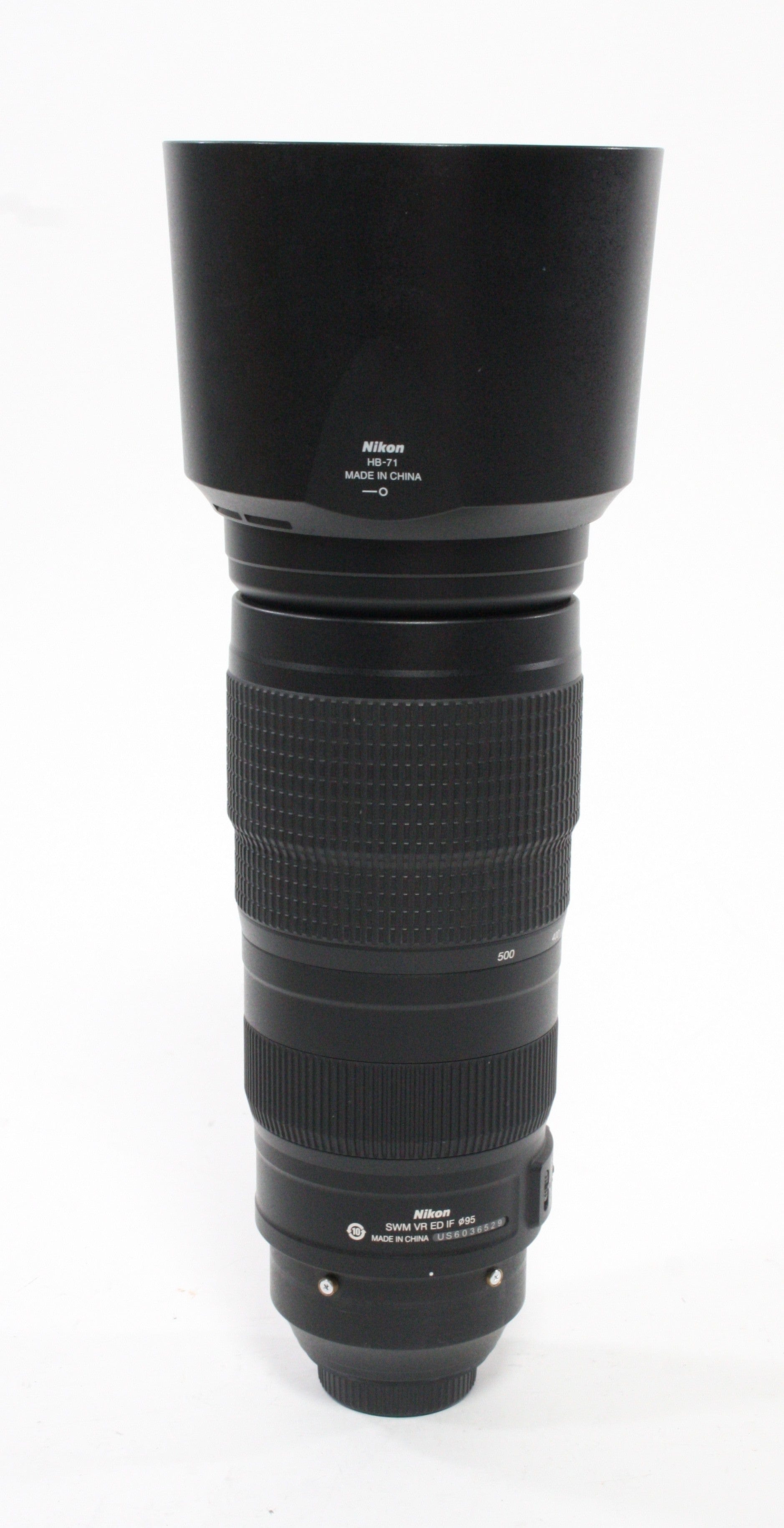 Nikon 200-500mm f/5.6E Lens for Nikon F Mount Nikkor AF-S ED VR SWM
