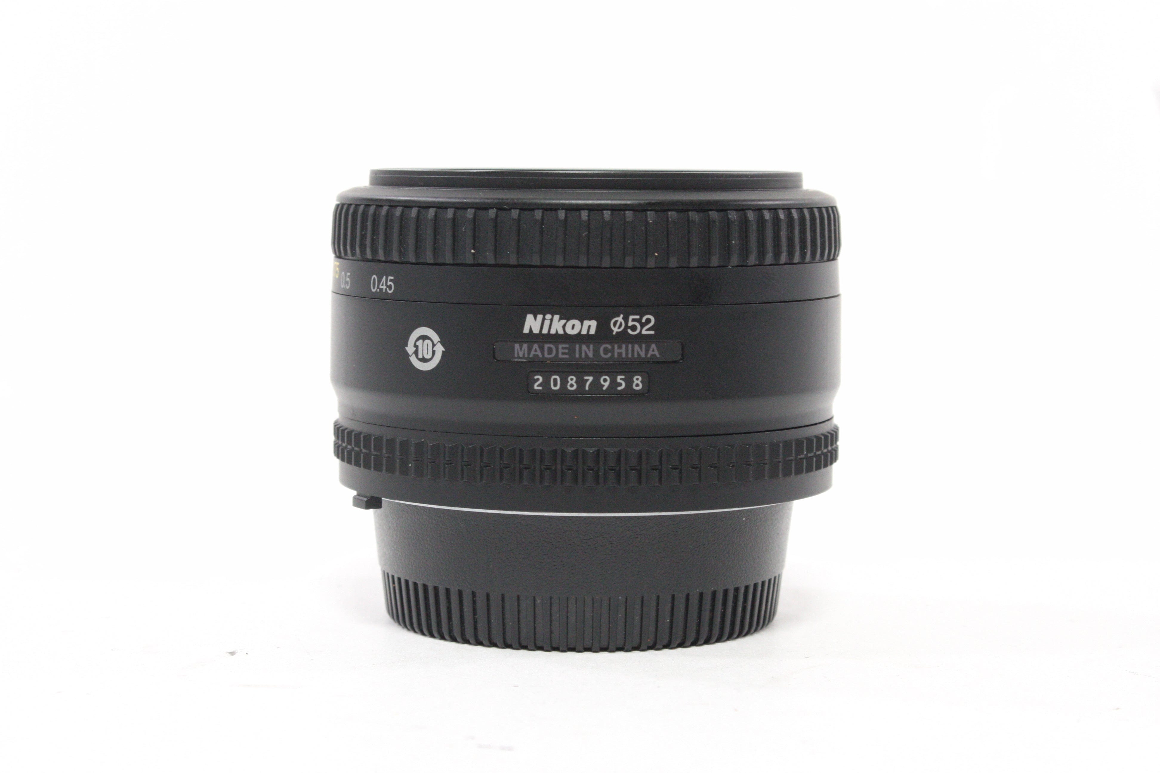 Nikon 50mm f/1.8D AF Nikkor Lens for Nikon AF Mount