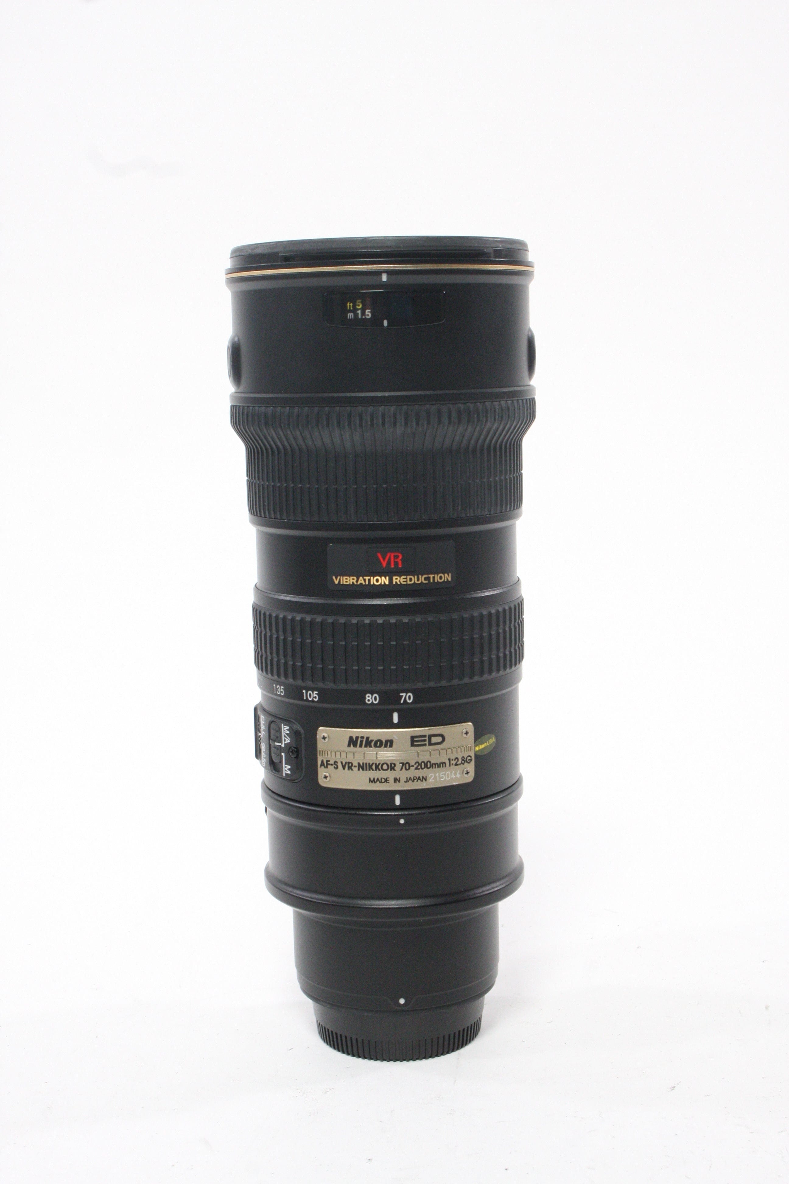 Nikon 70-200mm f/2.8 G AF-S VR Lens for Nikon F Mount