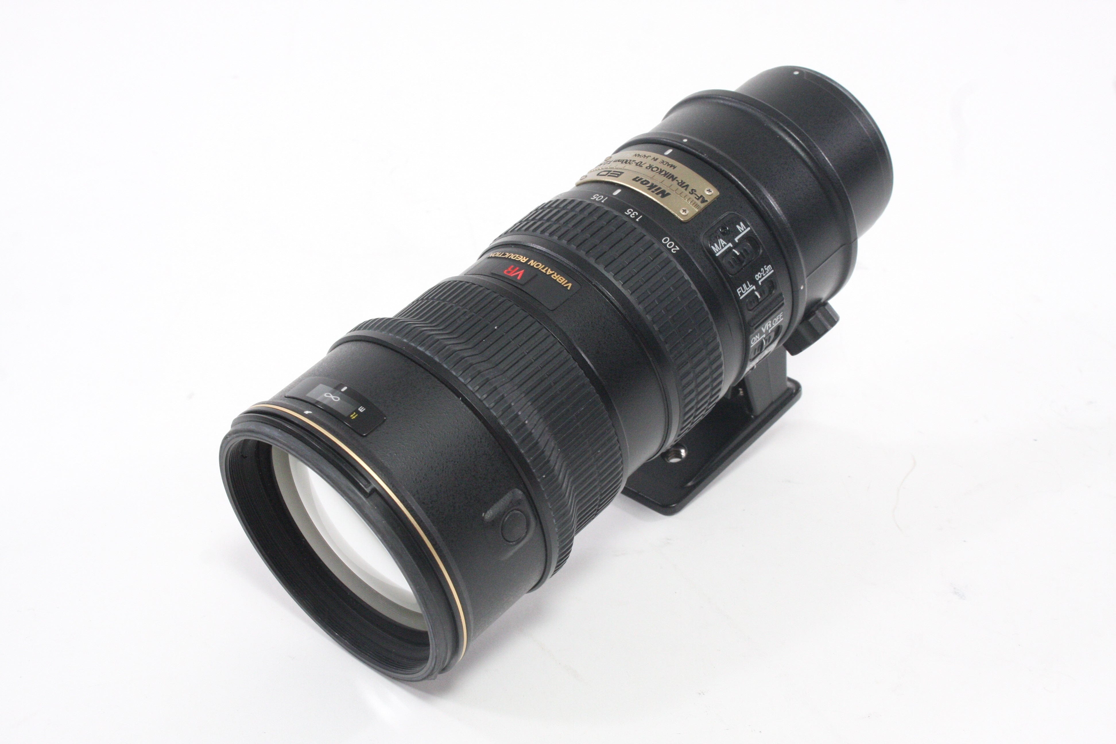 Nikon 70-200mm f/2.8G AF-S VR ED Lens for Nikon F Mount AS-IS