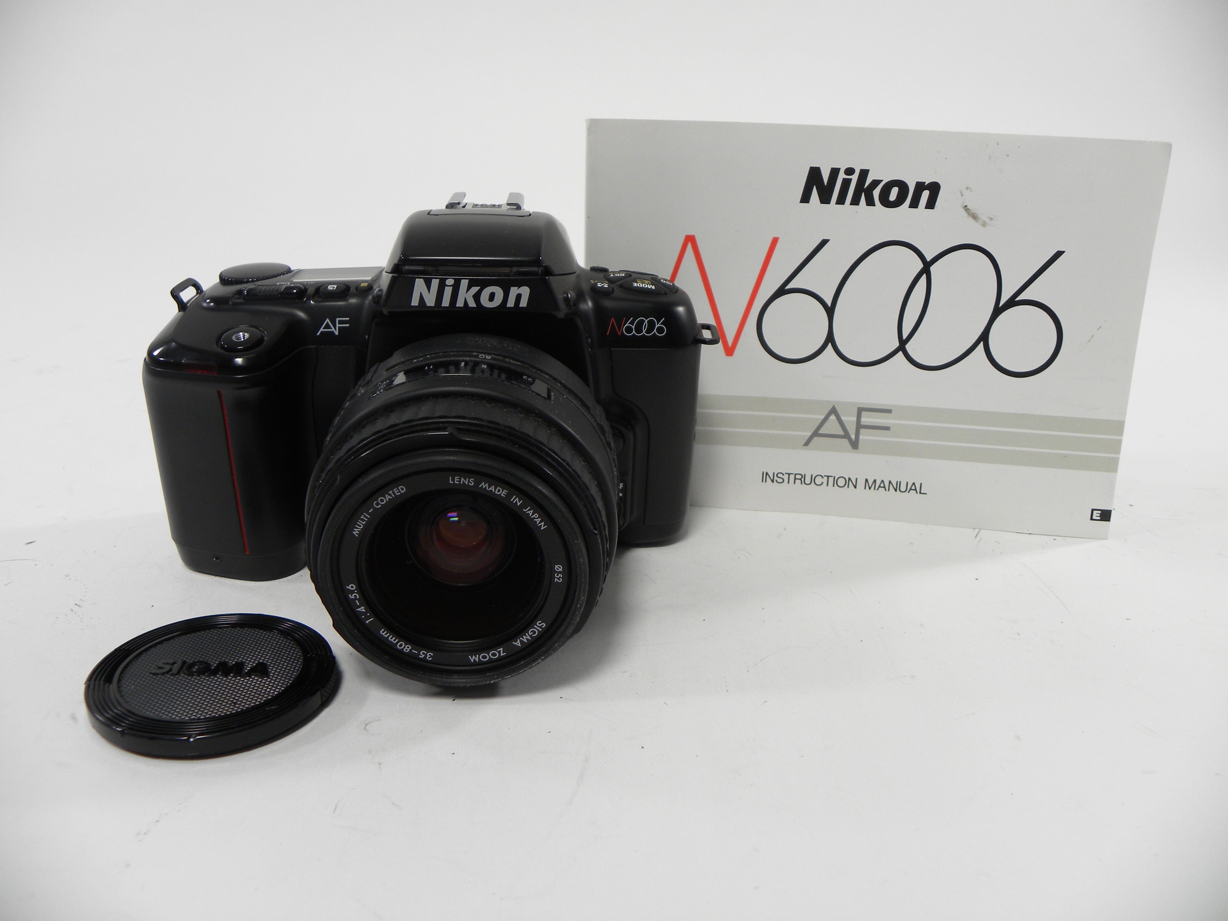 Nikon AF N6006 35mm SLR w/Sigma 35-80mm f4-5.6