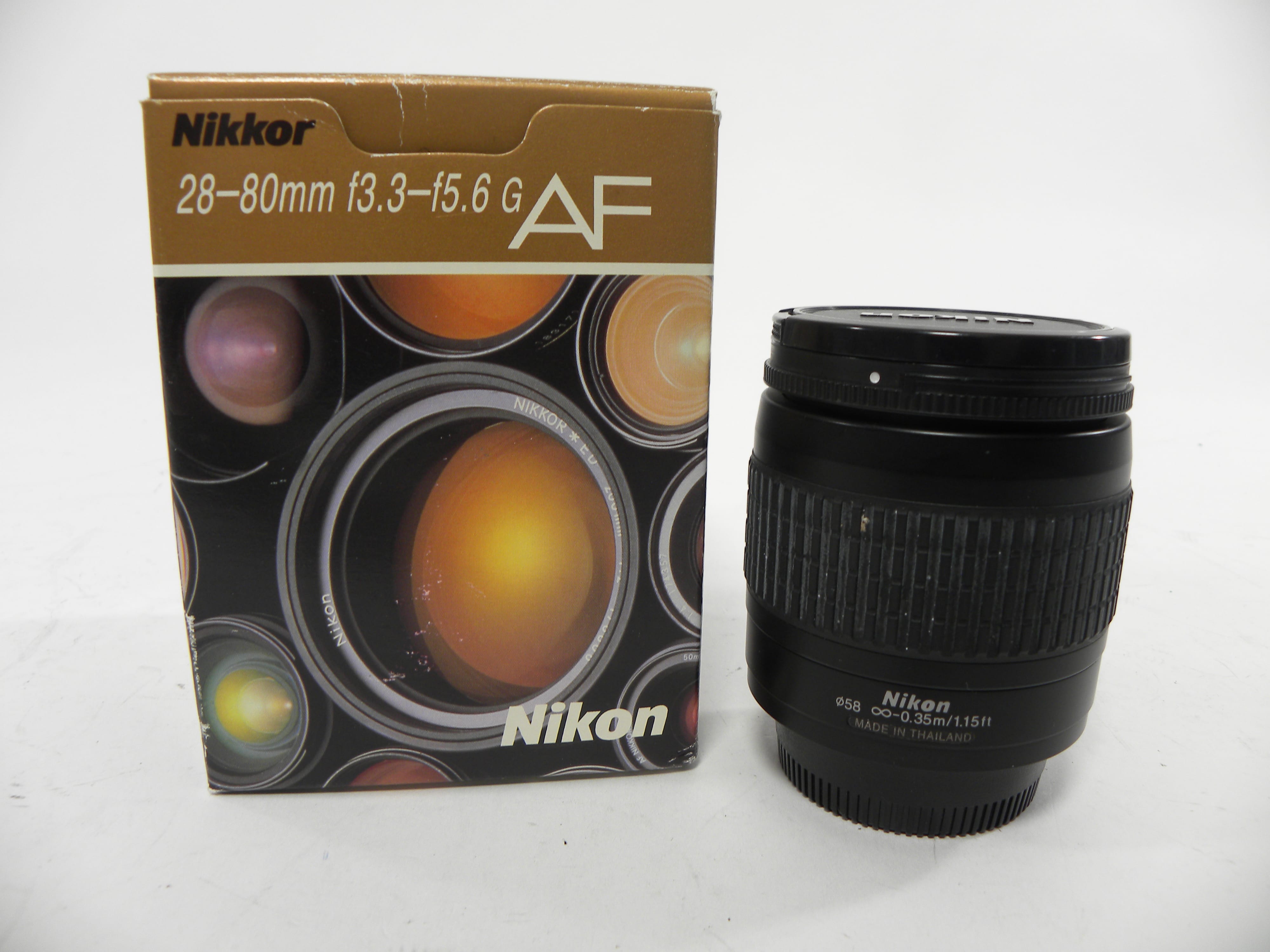 Nikon AF Nikkor 28-80mm f3.3-5.6G