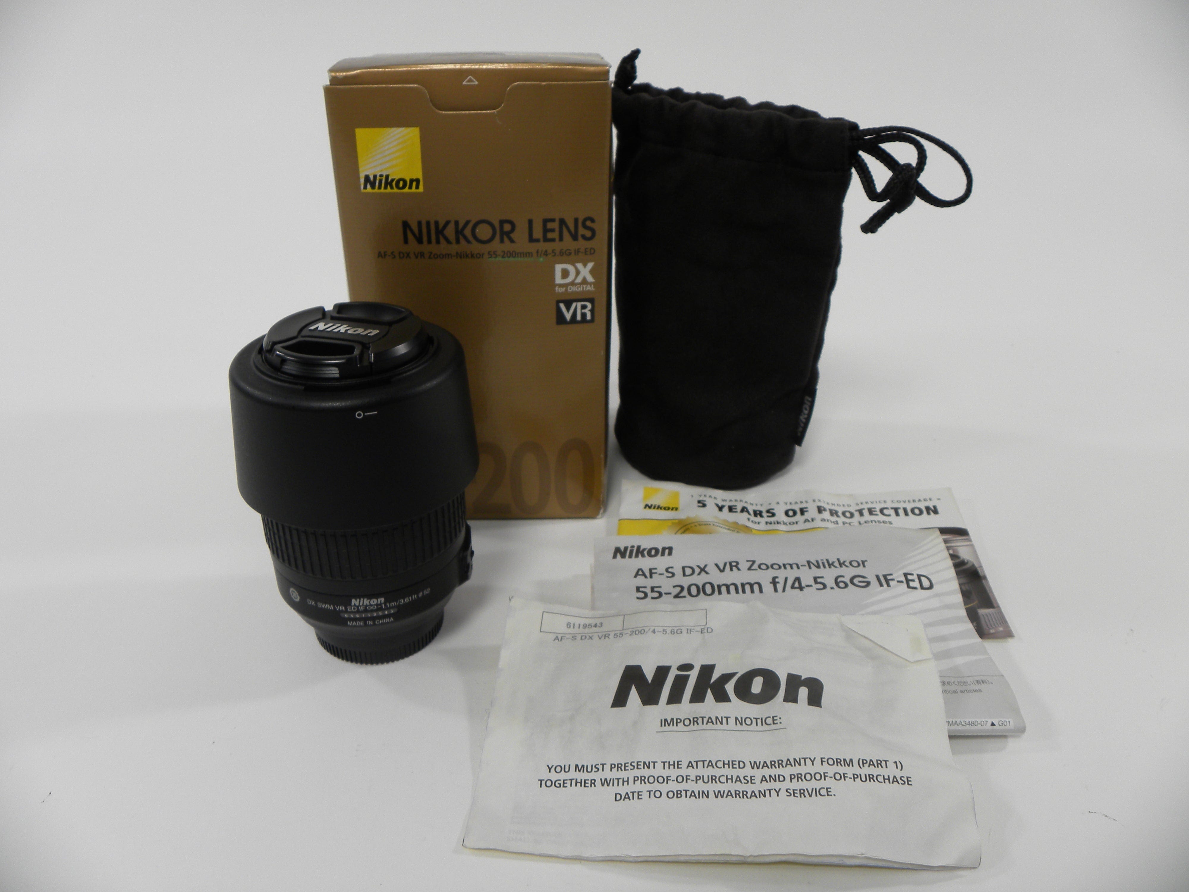 Nikon AF-S Nikkor DX VR ED IF 55-200mm f4-5.6G