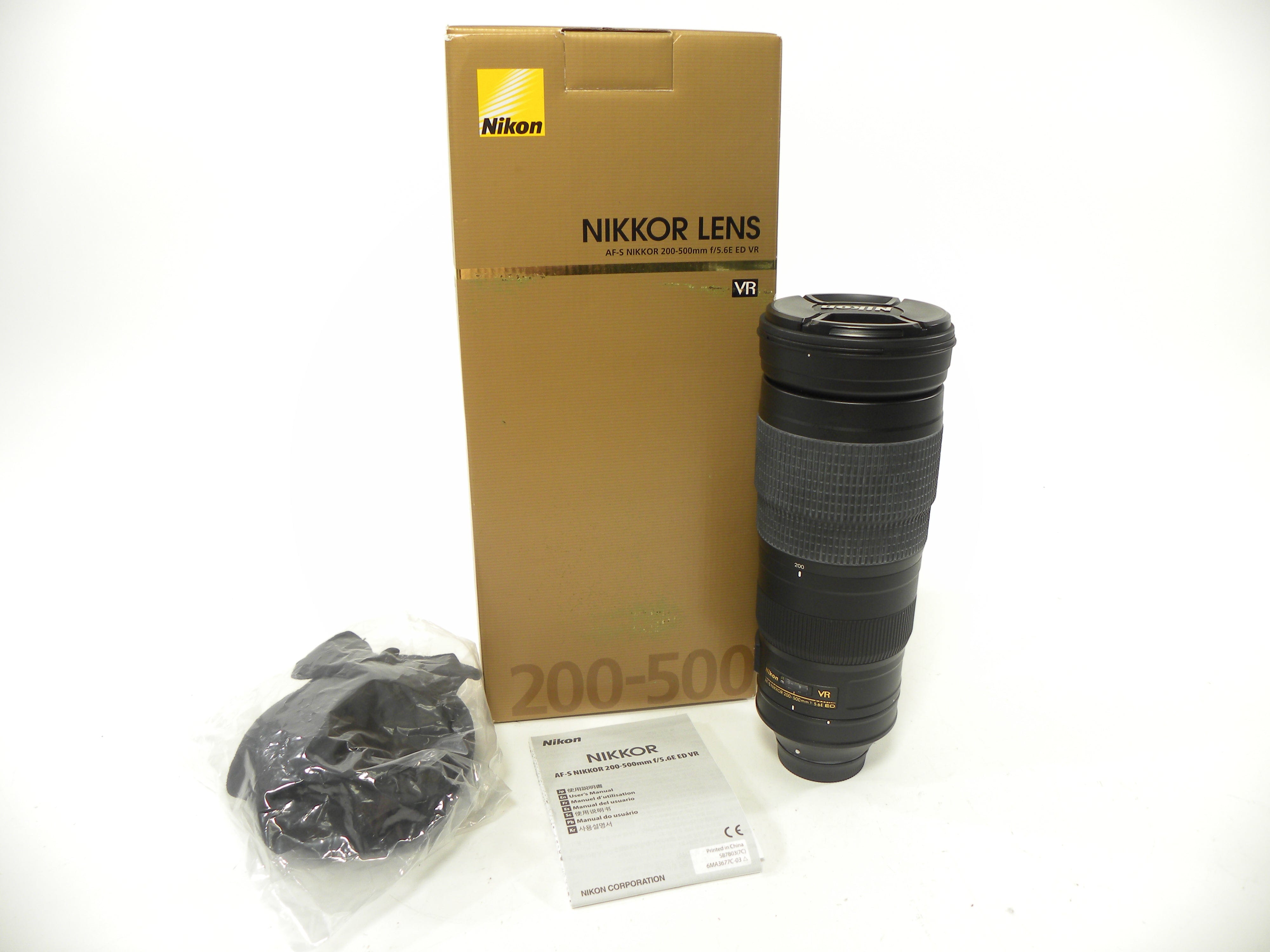 Nikon AF-S Nikkor VR ED IF 200-500mm  f5.6E