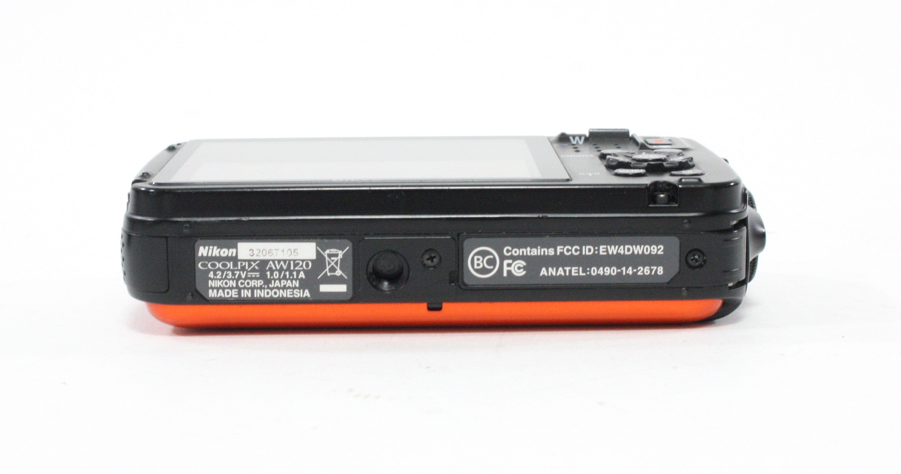 Nikon Coolpix AW120 Waterproof Digital Camera 5x Zoom 16.0p (Orange)