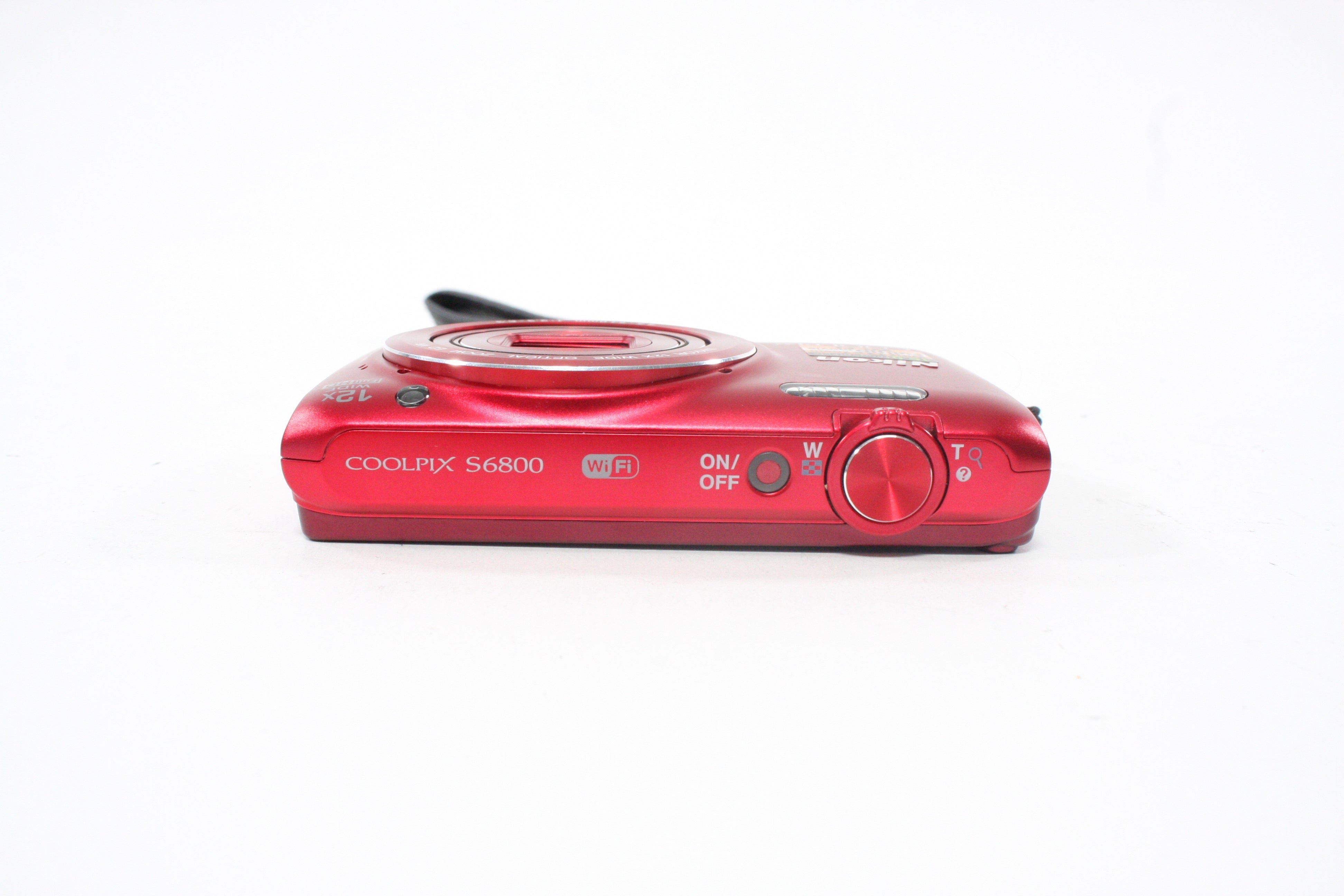 Nikon Coolpix Digital Point-and-Shoot Camera 12x Zoom 16.0mp (Red)