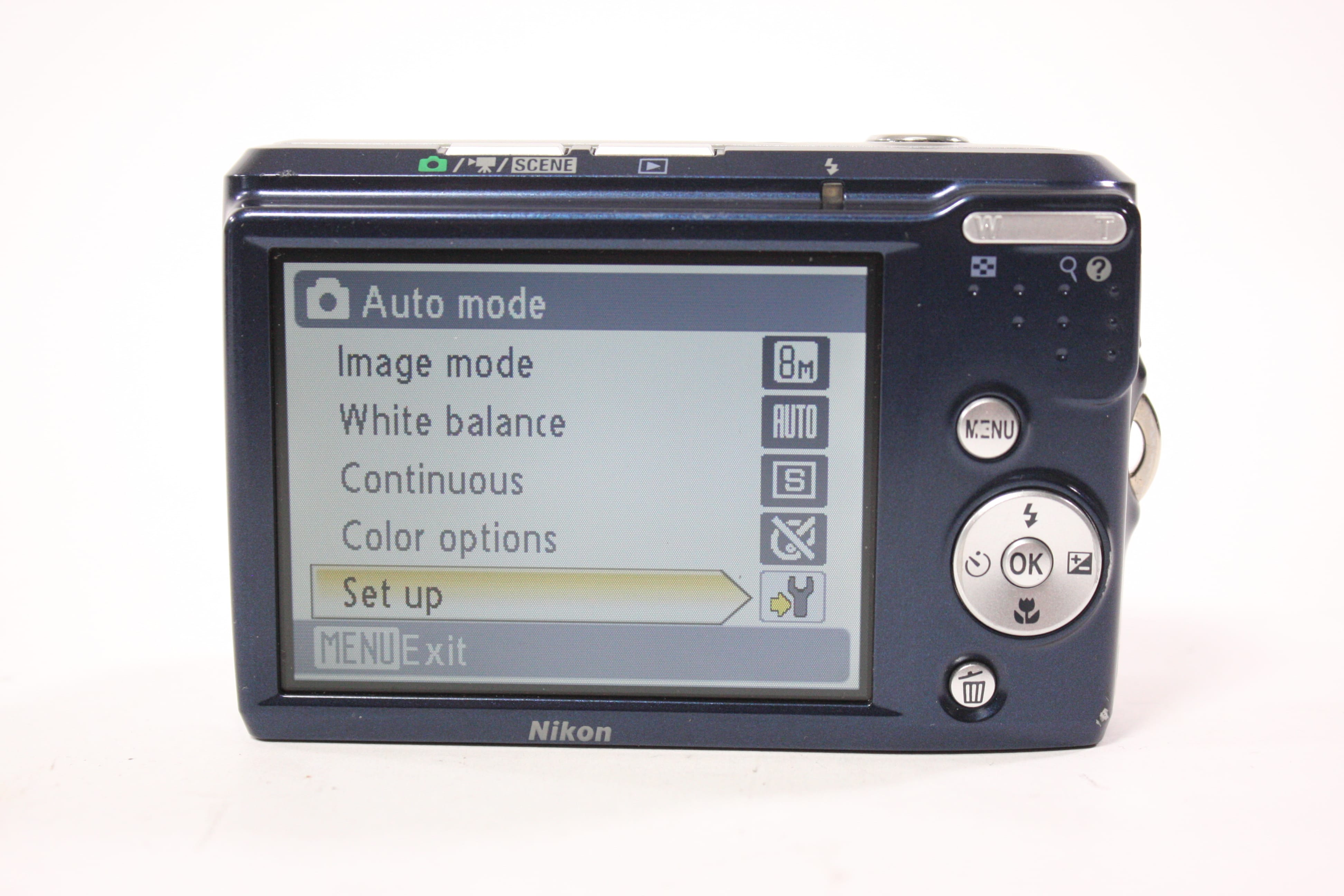 Nikon Coolpix L18 Digital Point and Shoot Camera 3x Zoom 8mp (Blue)