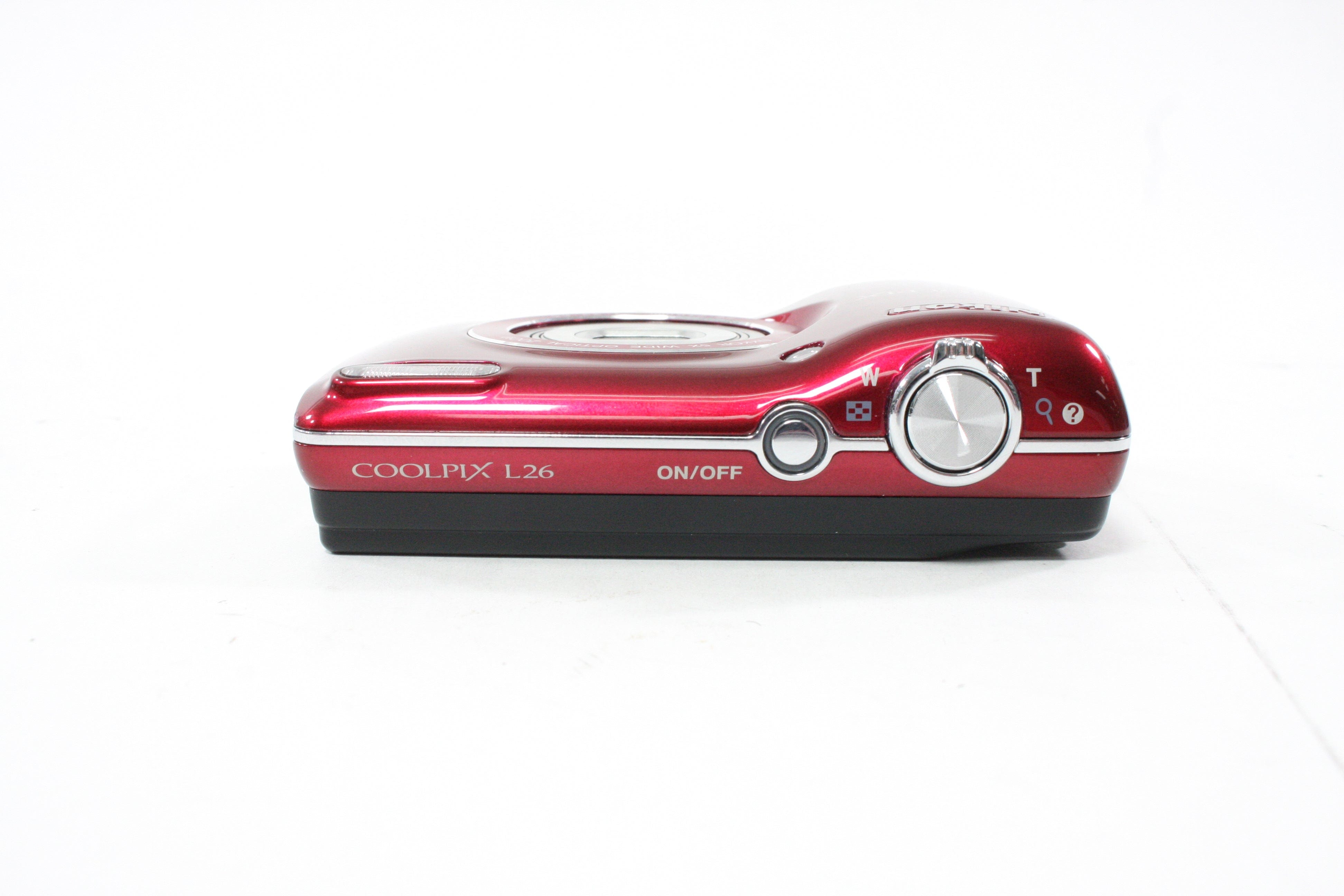 Nikon Coolpix L26 Digital Point-and-Shoot Camera 5x Zoom 16.1mp (Red)