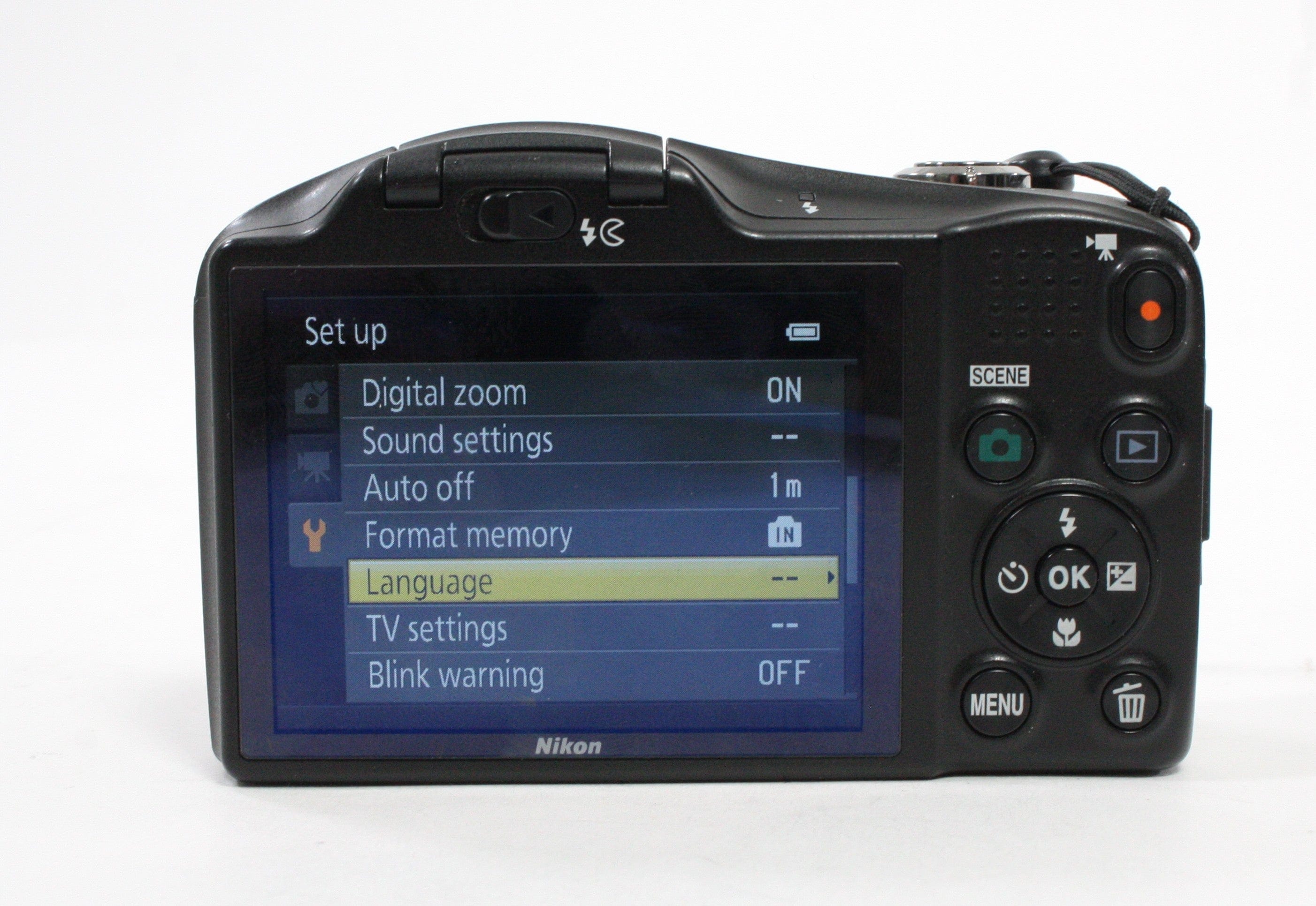 Nikon CoolPix L610 Point-and-Shoot Digital Camera 14x Zoom 16mp