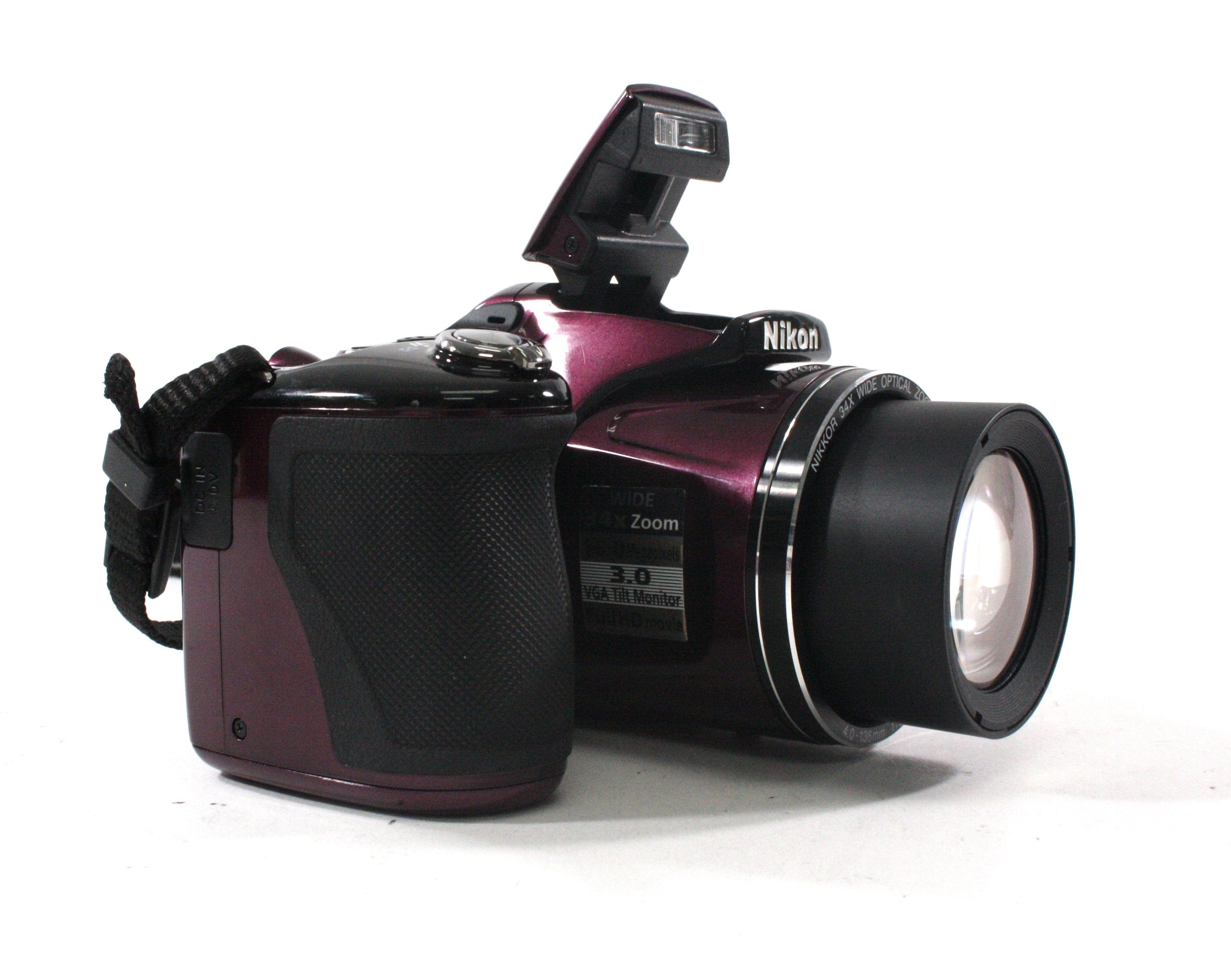 Nikon Coolpix L830 Digital Point-and-Shoot Camera 34x Zoom 16.0mp (Purple)