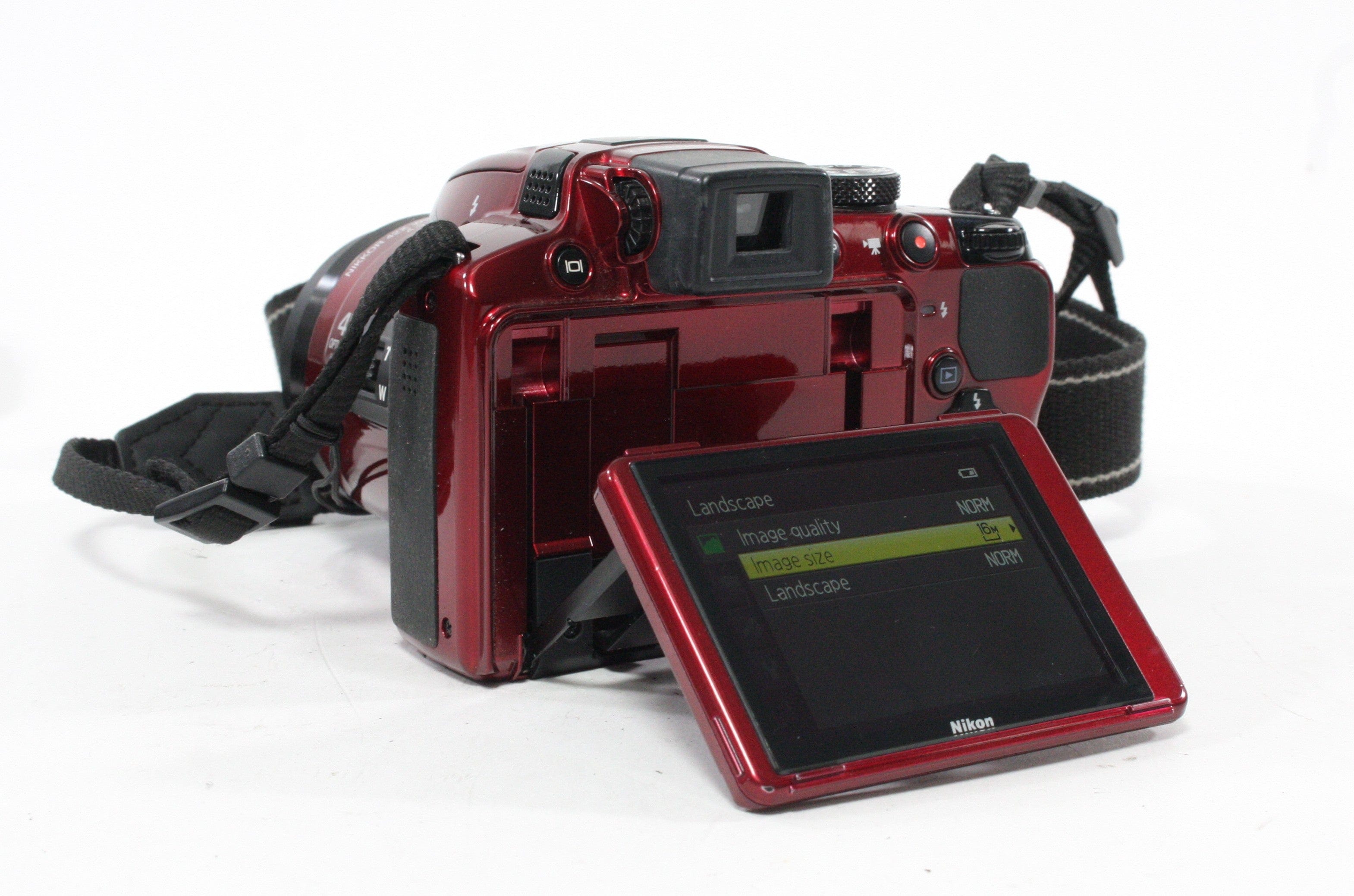 Nikon Coolpix P510 Digital Camera 42x Zoom 16.1mp (Red)