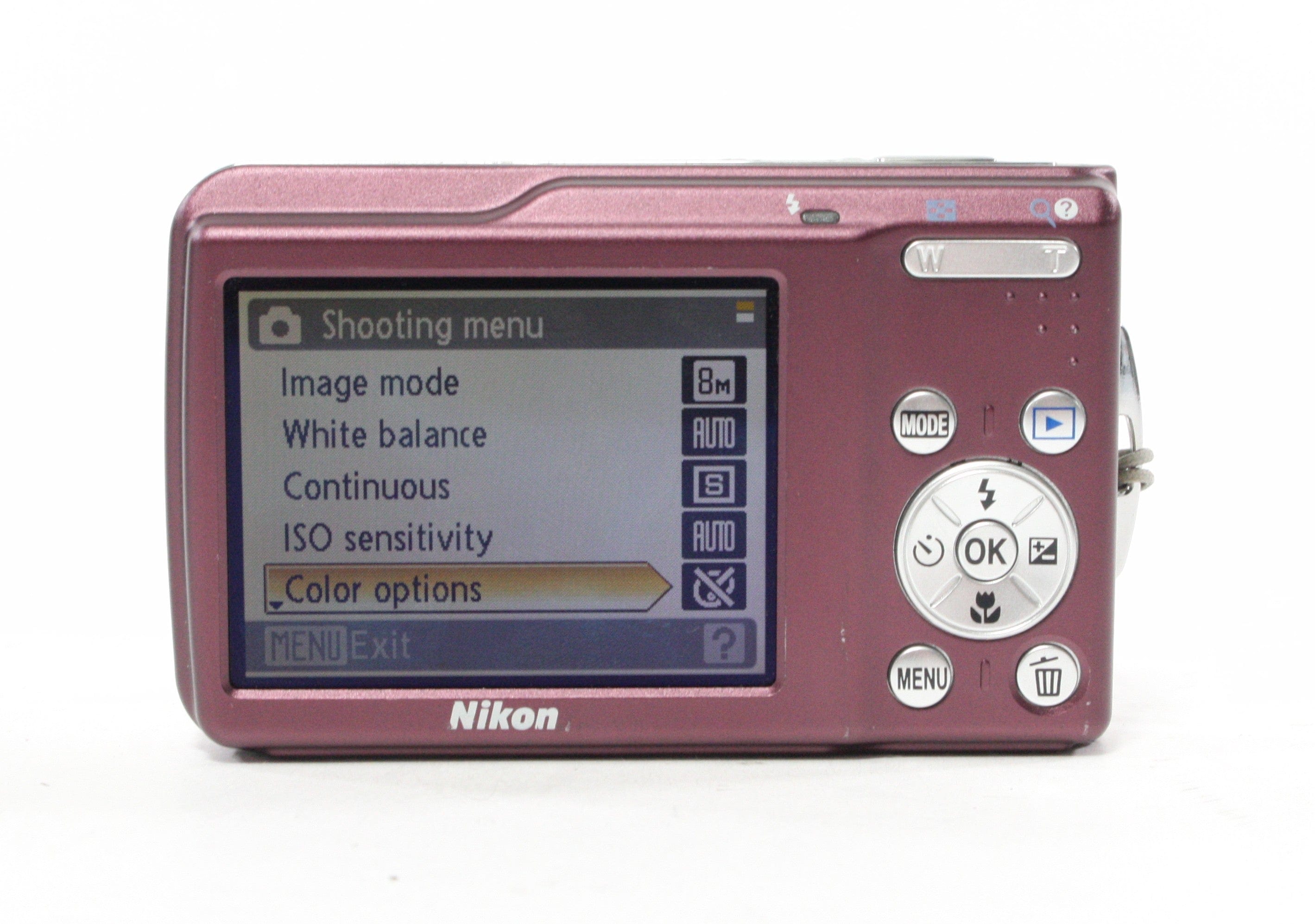 Nikon Coolpix S210 Digital Point-and-Shoot Camera 3x Zoom 8mp (Purple)