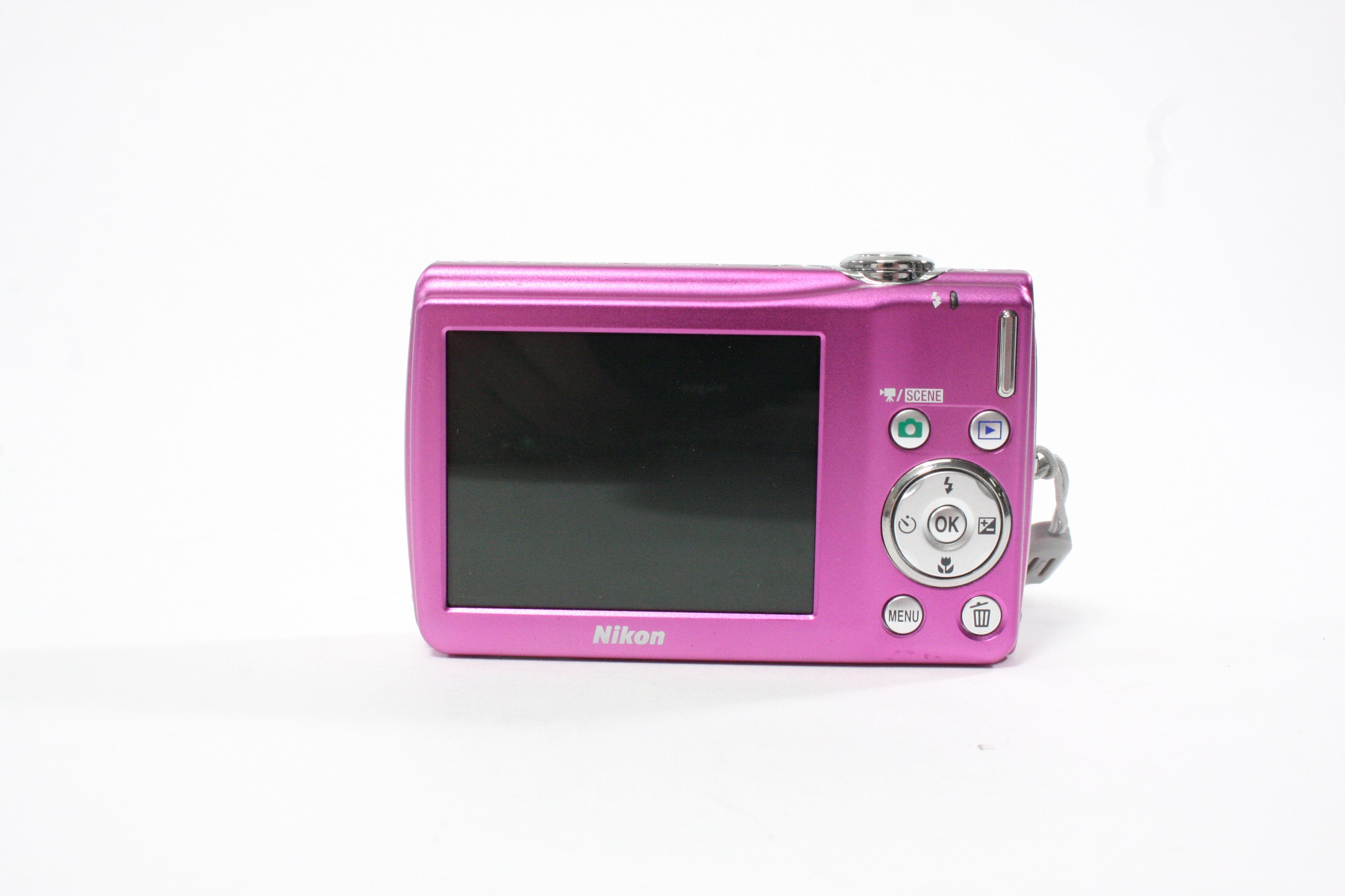 Nikon Coolpix S220 Digital Point-and-Shoot Camera 3x Zoom 10mp (Pink) AS-IS