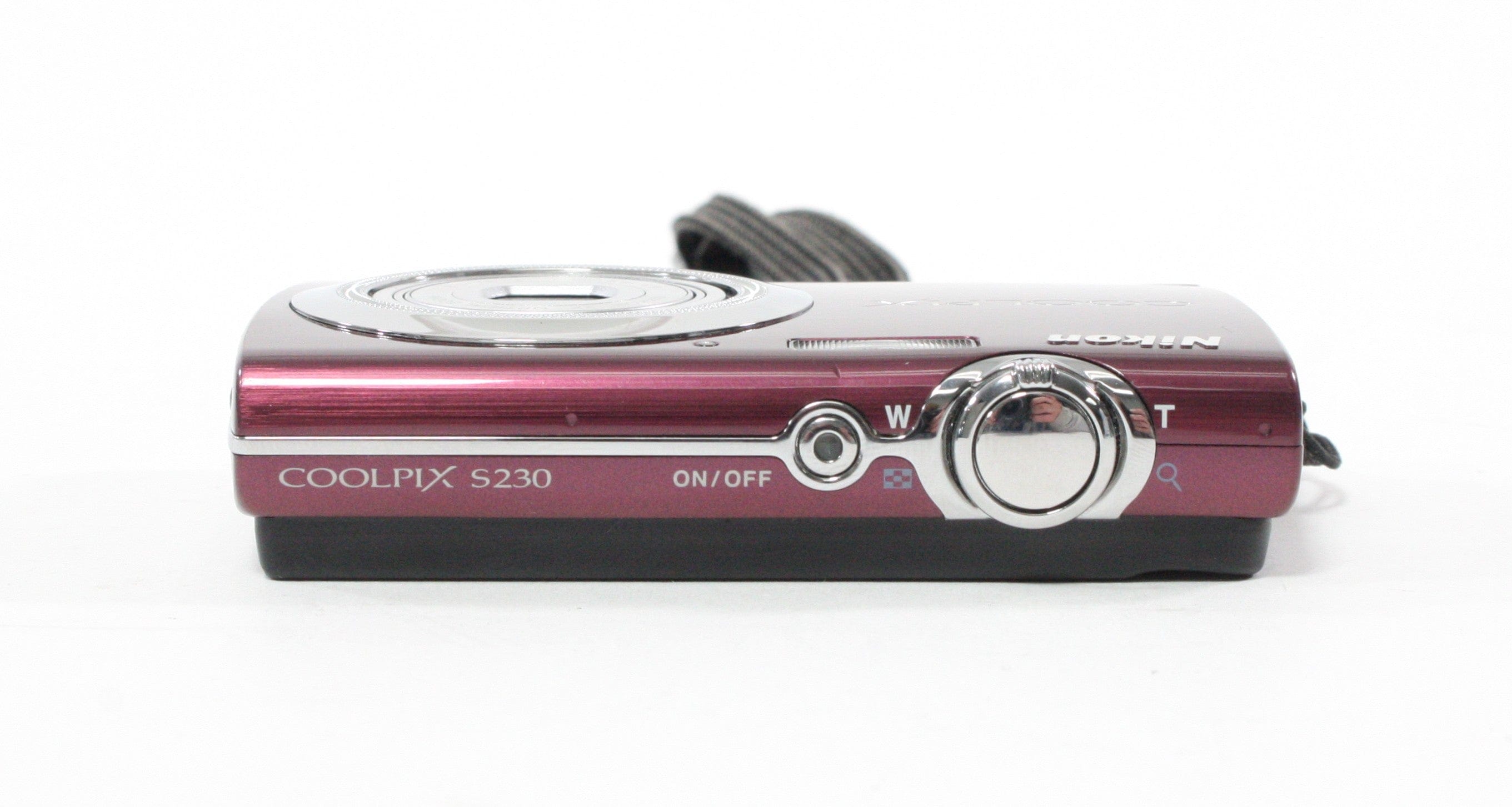 Nikon Coolpix S230 Touch Screen Digital Point-and-Shoot 3x Zoom 10mp (Purple)