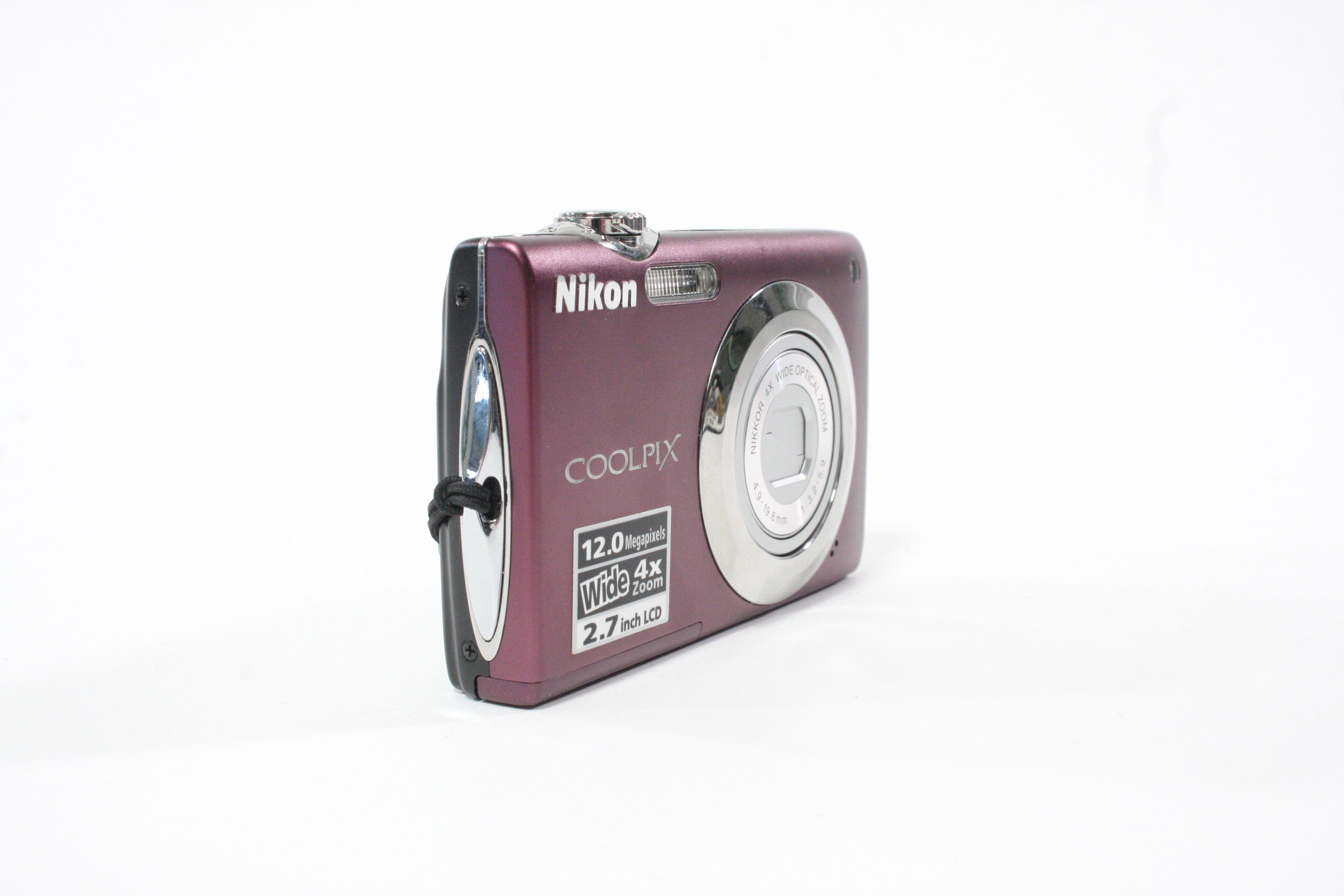 Nikon Coolpix S3000 Digital Point-and-Shoot 4x Zoom 12mp (Purple) AS-IS