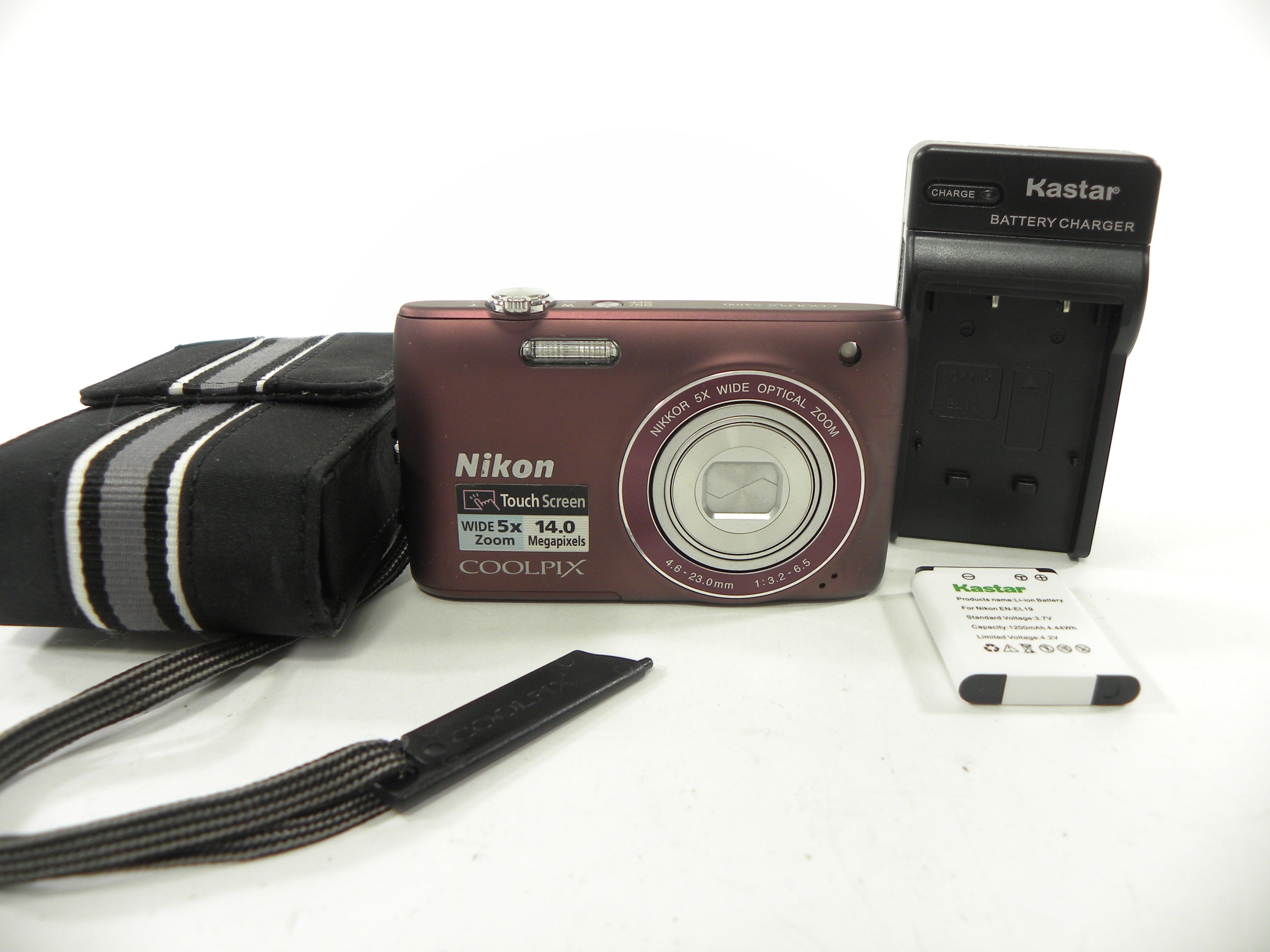 Nikon Coolpix S4100 14.0mp Digital Camera (Purple)