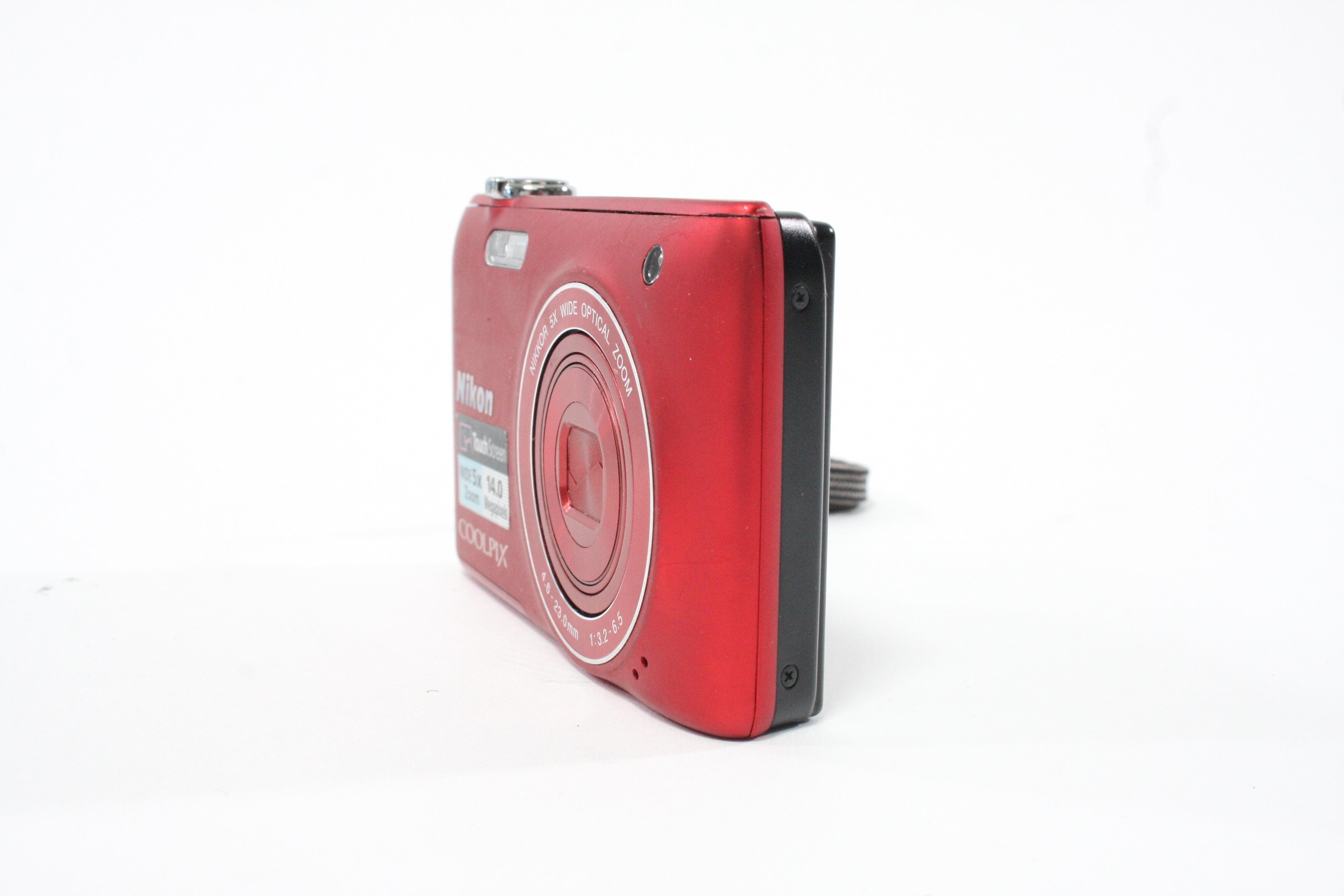 Nikon Coolpix S4100 Digital Point-and-Shoot 5x Zoom 14mp (Red) AS-IS