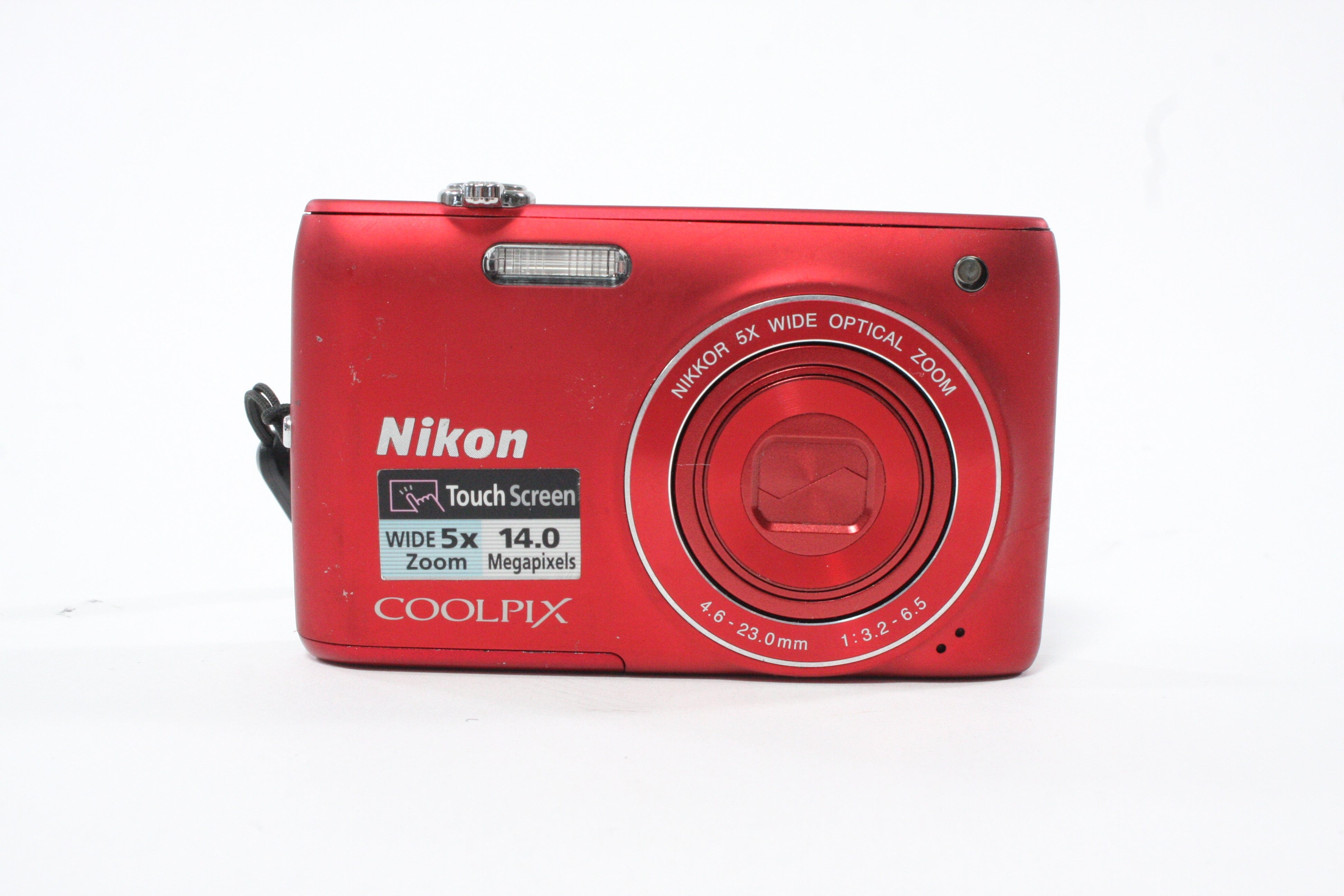 Nikon Coolpix S4100 Digital Point-and-Shoot 5x Zoom 14mp (Red) AS-IS