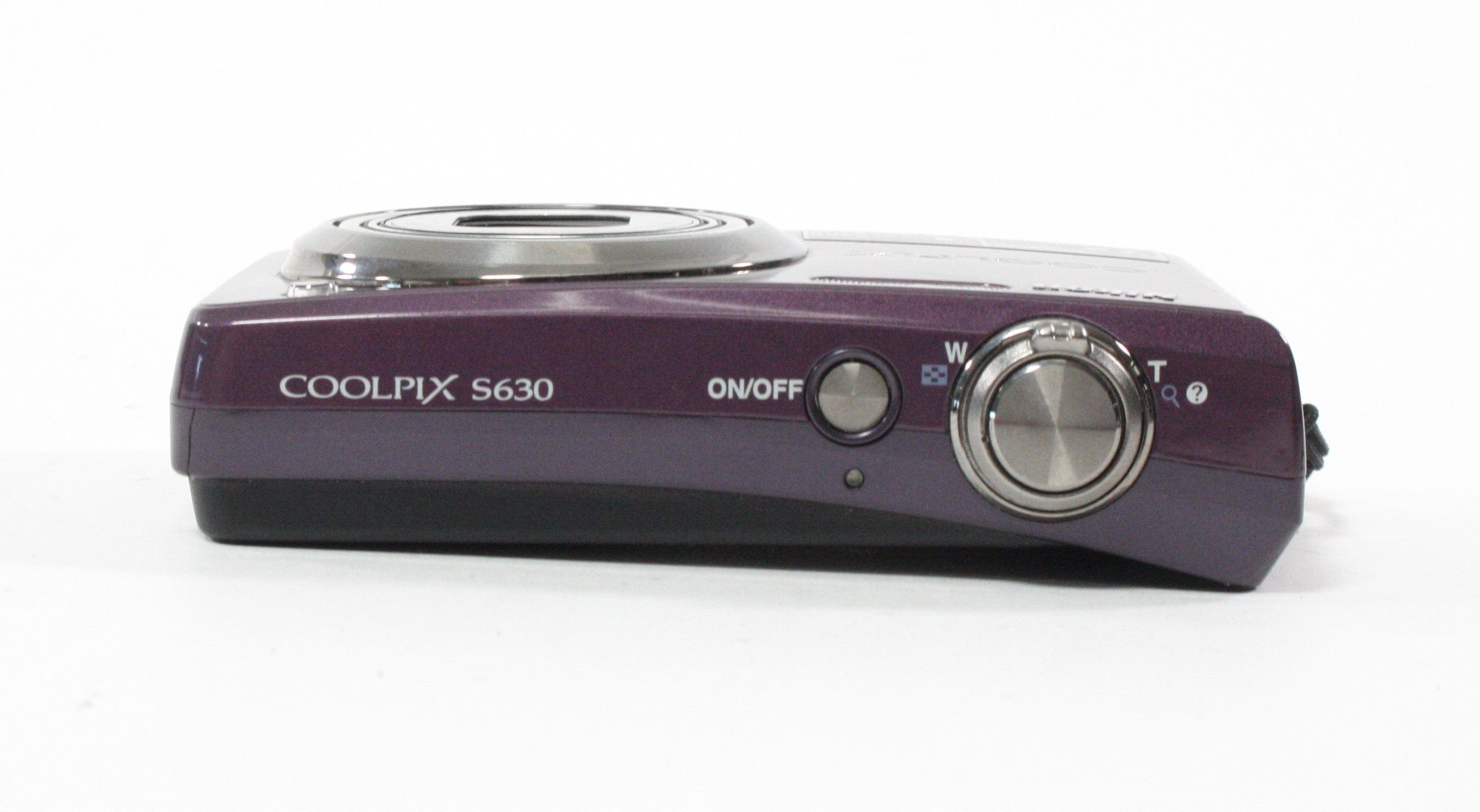 Nikon CoolPix S630 Digital Point-and-Shoot 7x Zoom 12.0mp (Purple)