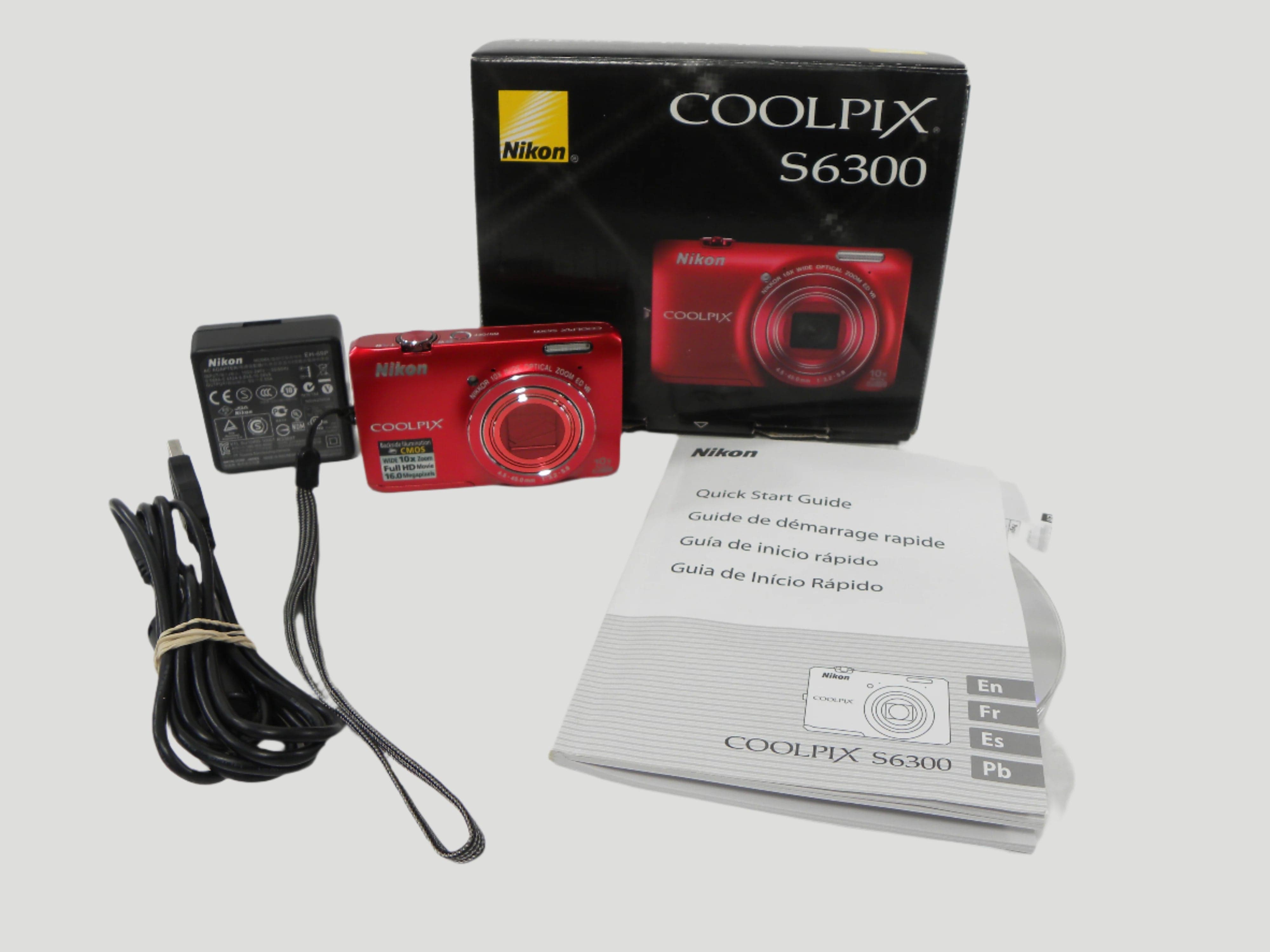 Nikon Coolpix S6300 16.0mp Digital Camera