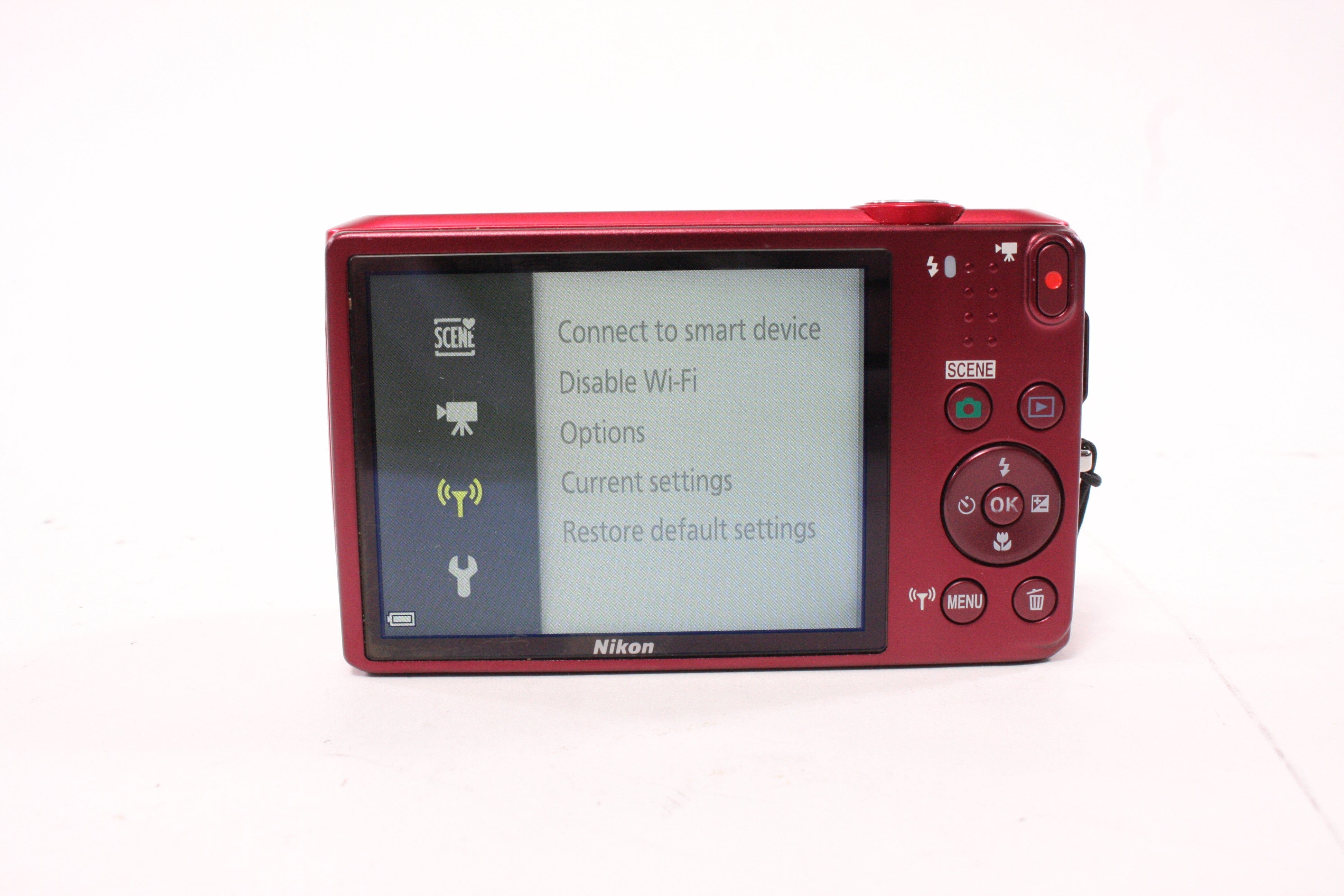Nikon Coolpix S6800 Digital Point-and-Shoot Camera 12x Zoom 16.0mp (Red)
