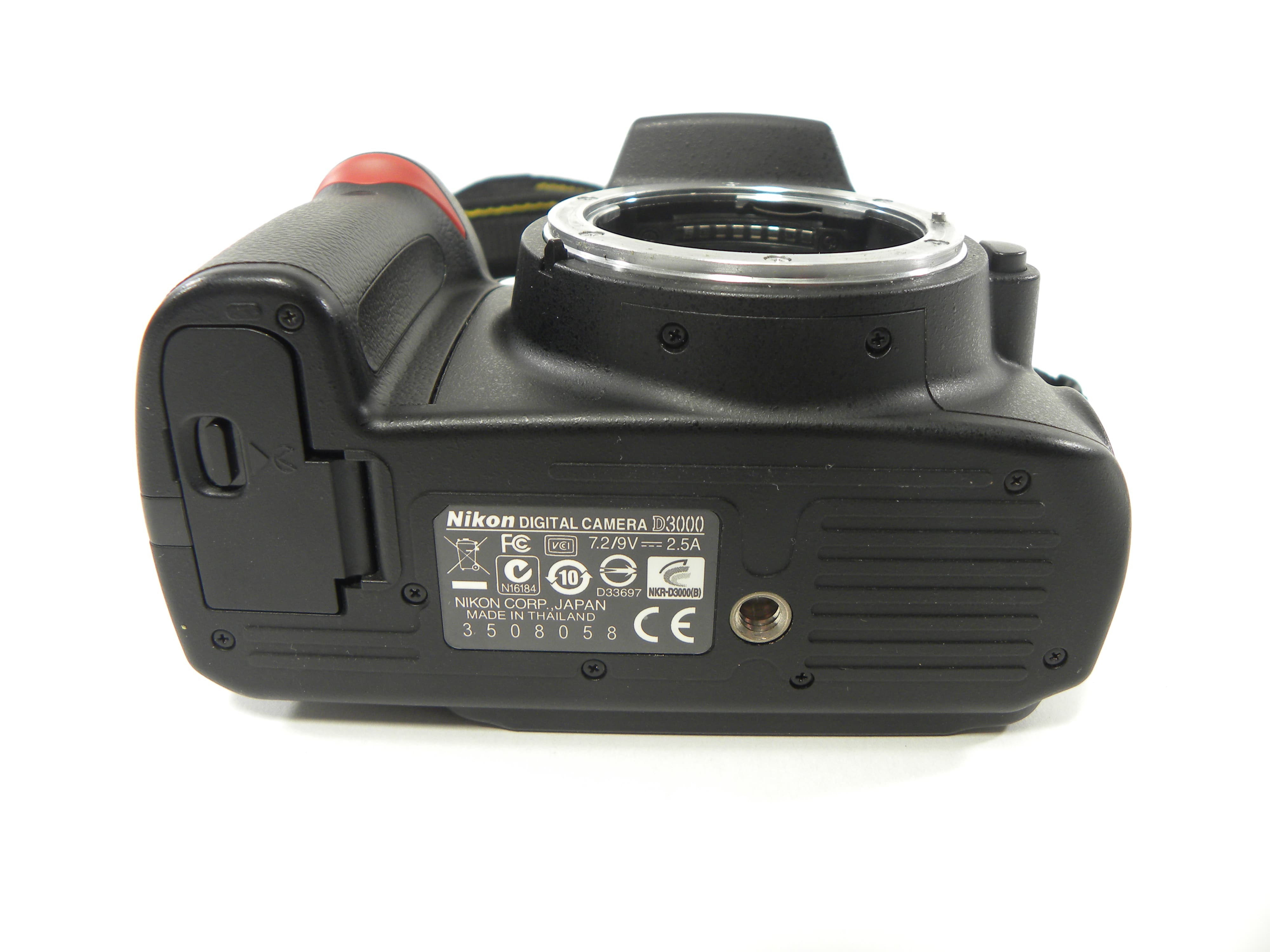 Nikon D3000 10.2mp Digital SLR Body Only Shutter Ct. 14,712