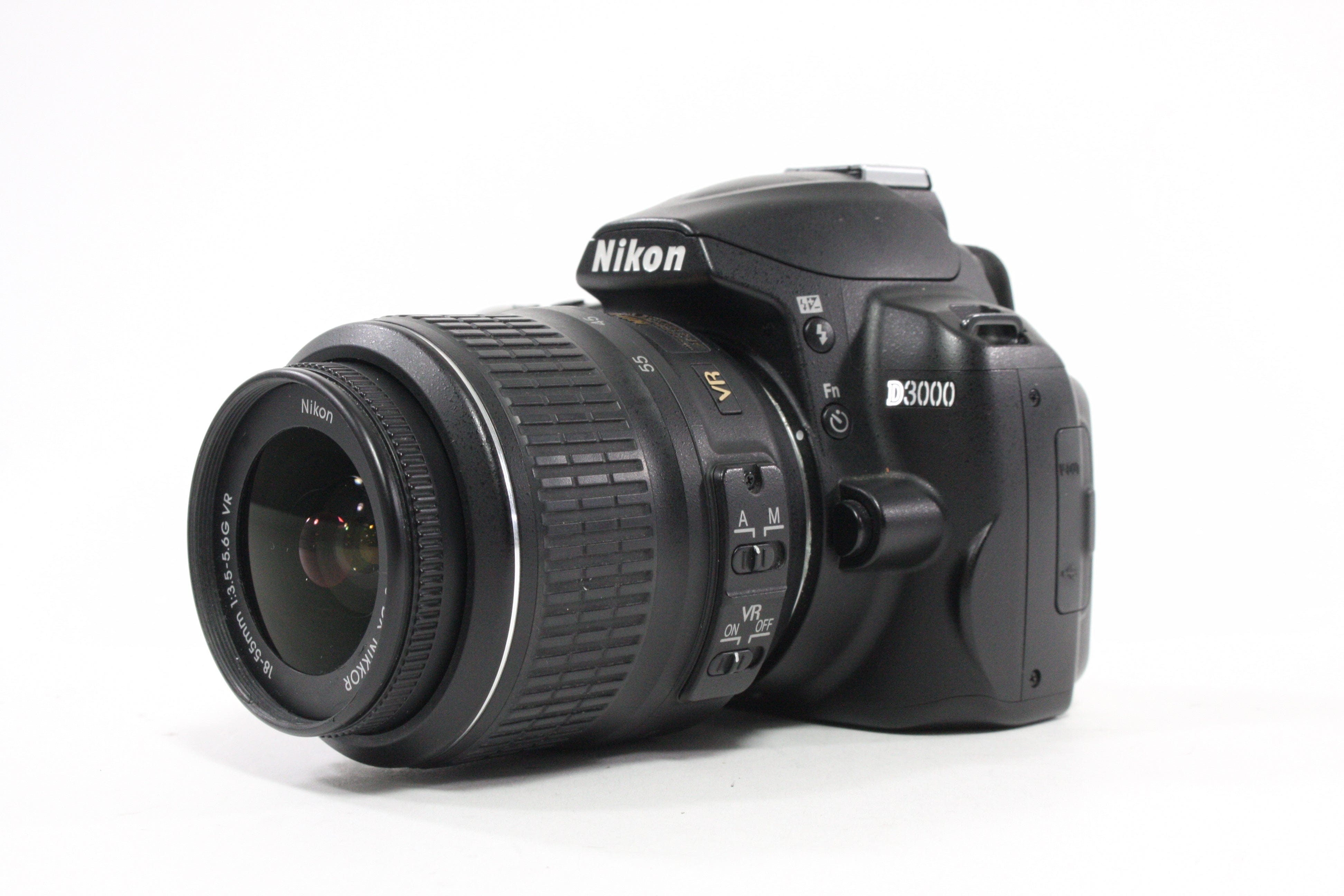 Nikon D3000 Digital SLR Camera with 18-55mm f/3.5-5.6G Lens Shutter Count 7,528