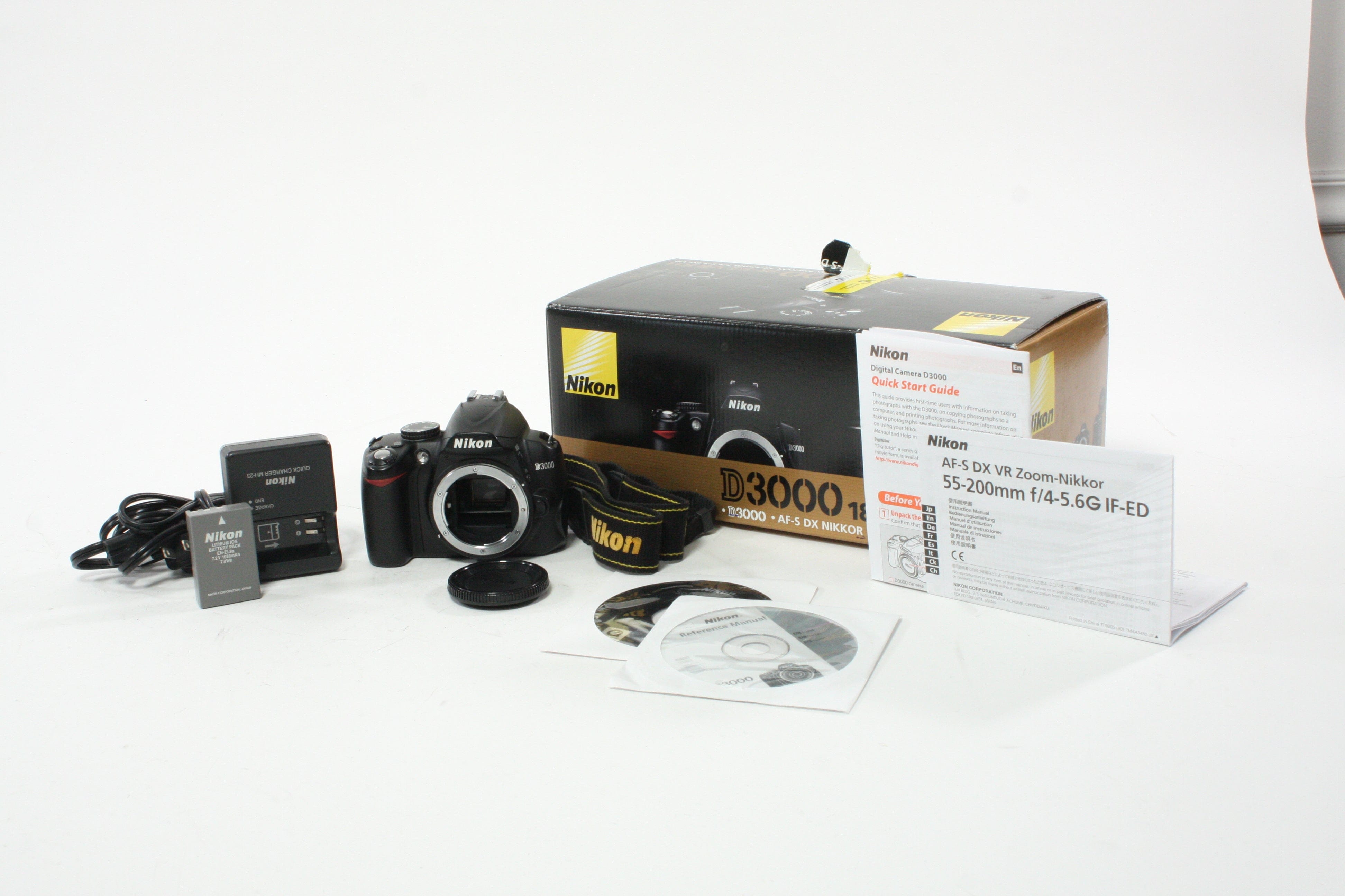 Nikon D3000 DSLR Camera Body with Shutter Count 10,063