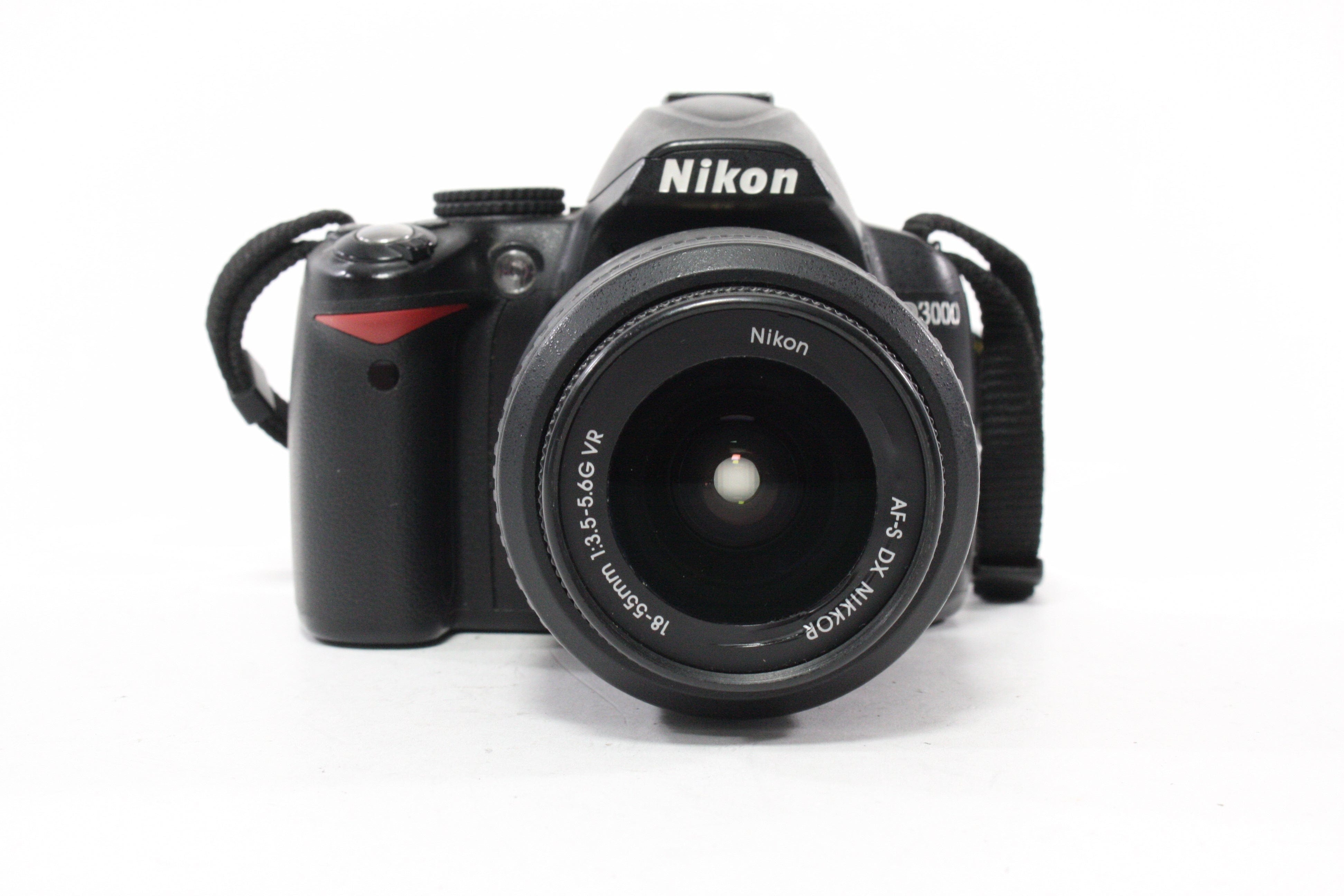 Nikon D3000 DSLR Camera with 18-35mm f/3.5-5.6G Lens with Shutter Count 3,088
