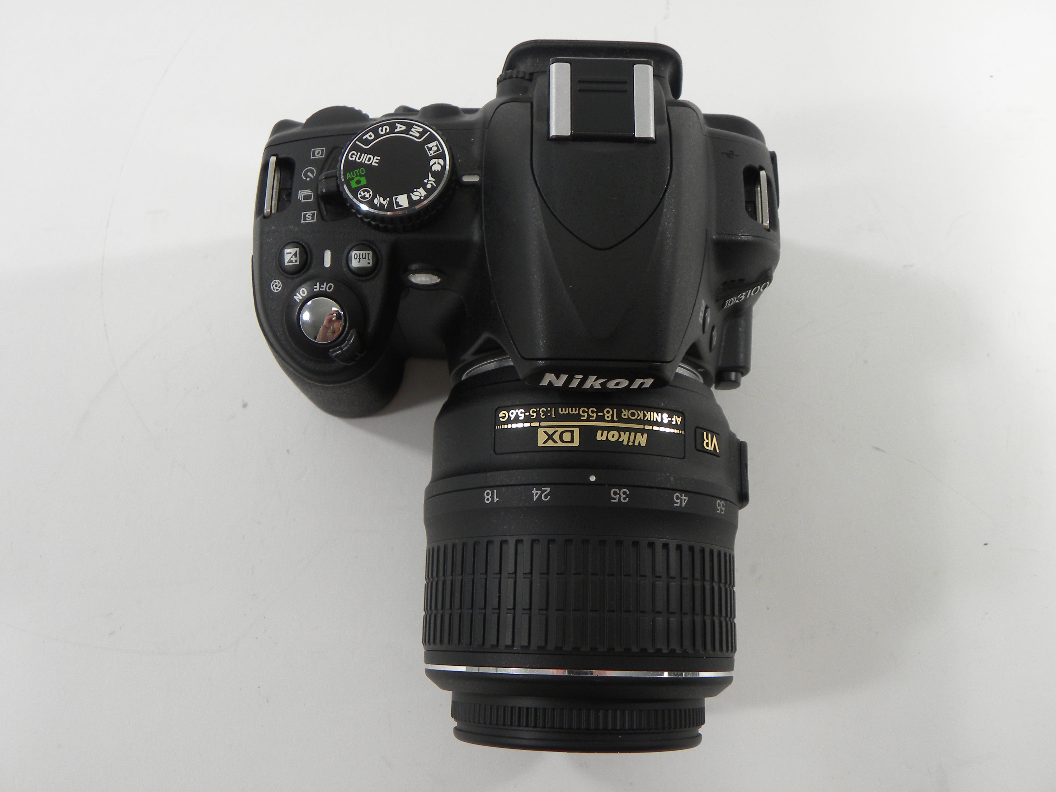 Nikon D3100 14.2mp Digital SLR w/AF-S Nikkor 18-55 DX VR Shutter Ct. 1,998
