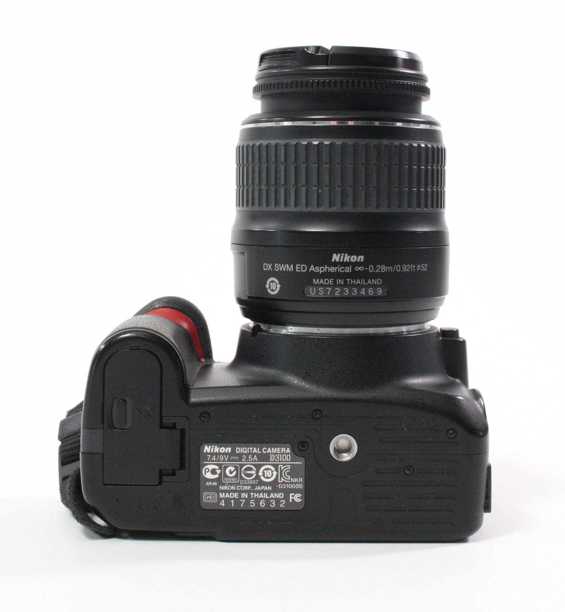 Nikon D3100 Digital SLR Camera with 18-55mm f/3.5-5.6G II ED Lens Shutter Count 7,869