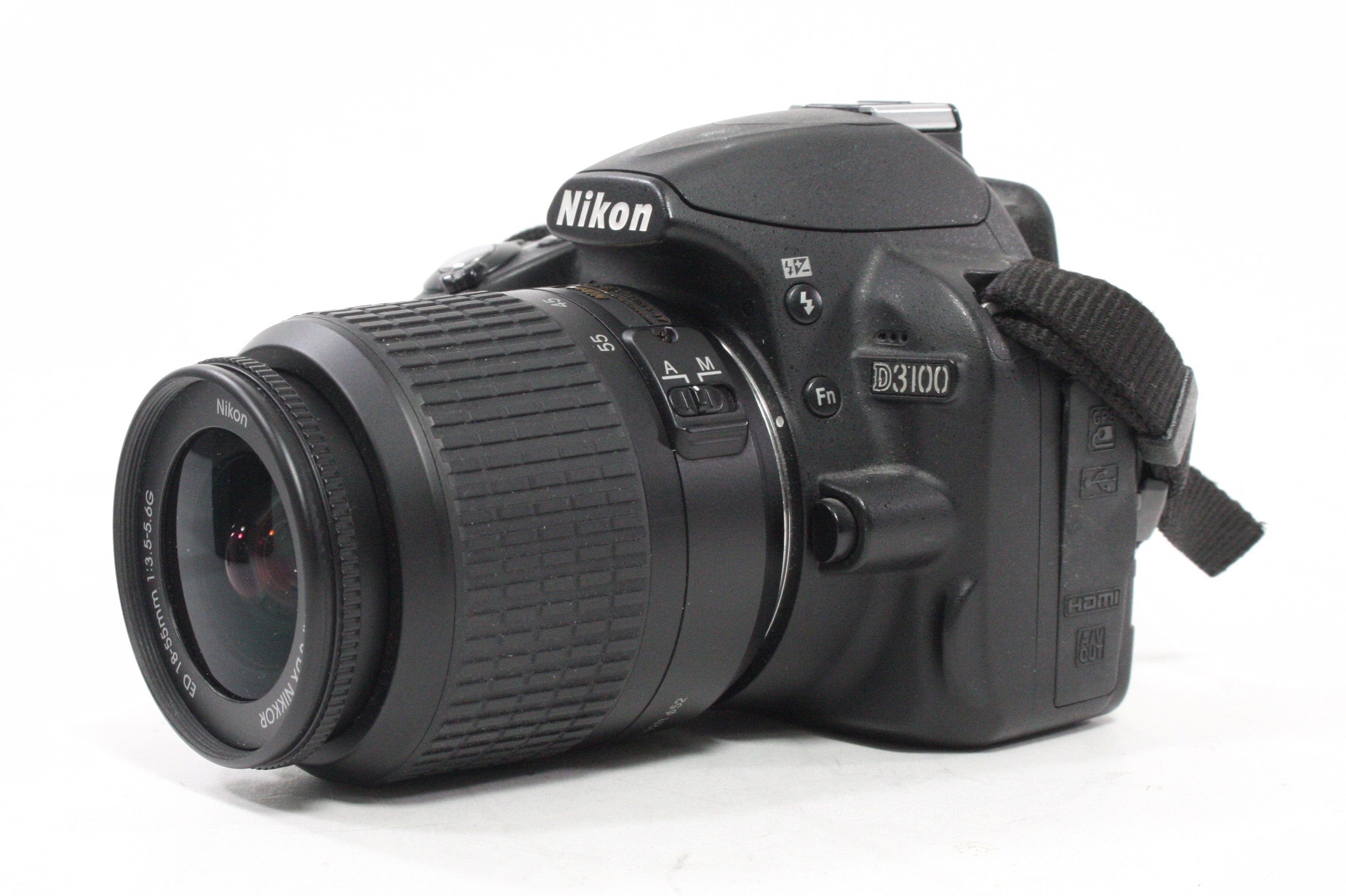 Nikon D3100 Digital SLR with 18-55mm f/3.5-5.6G ED Lens with Shutter Count 11,885