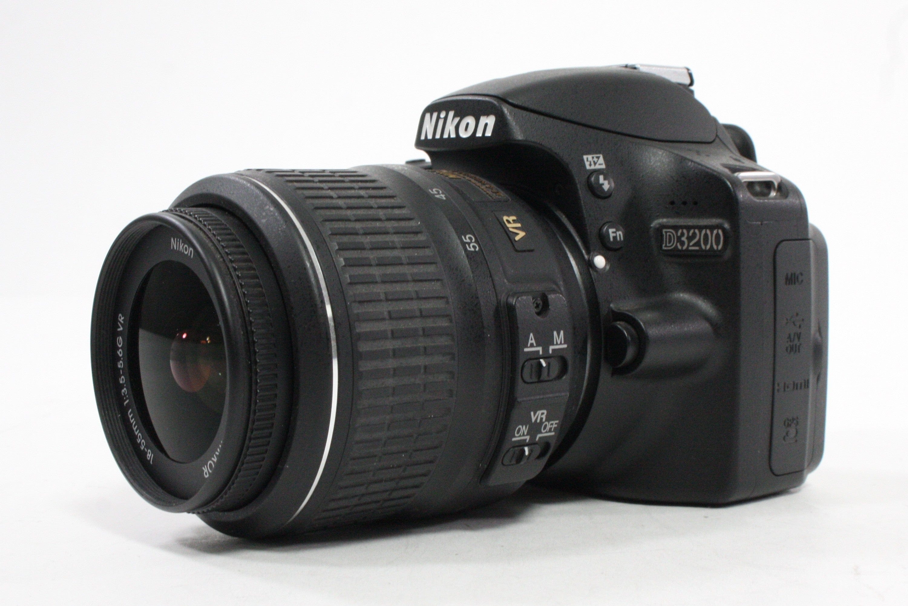 Nikon D3200 Digital SLR with 18-55mm f/3.5-5.6G Lens Shutter Count 355
