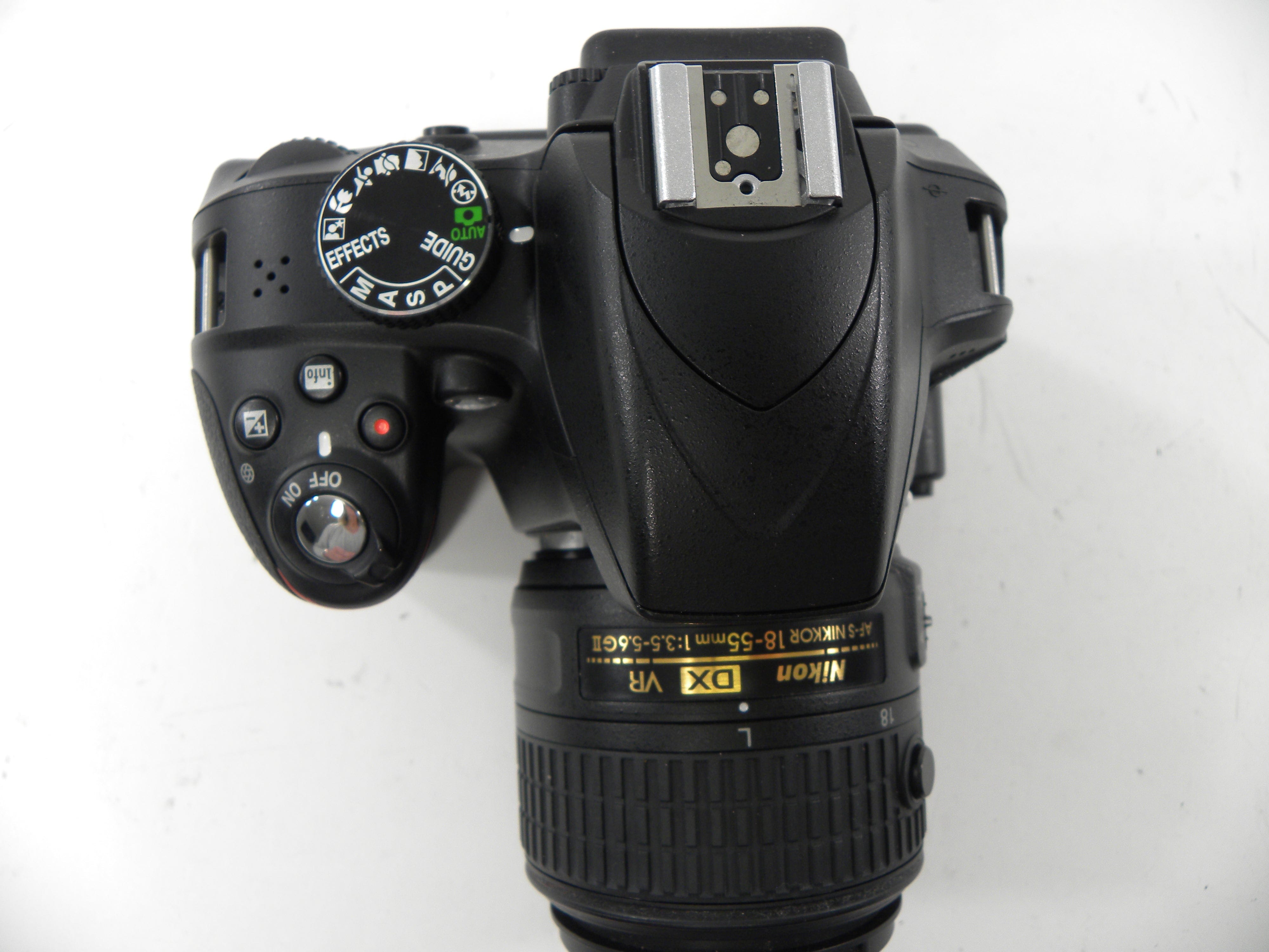 Nikon D3300 24.2mp Digital SLR w/AF-S 18-55 DX VR Shutter Ct. 18,606