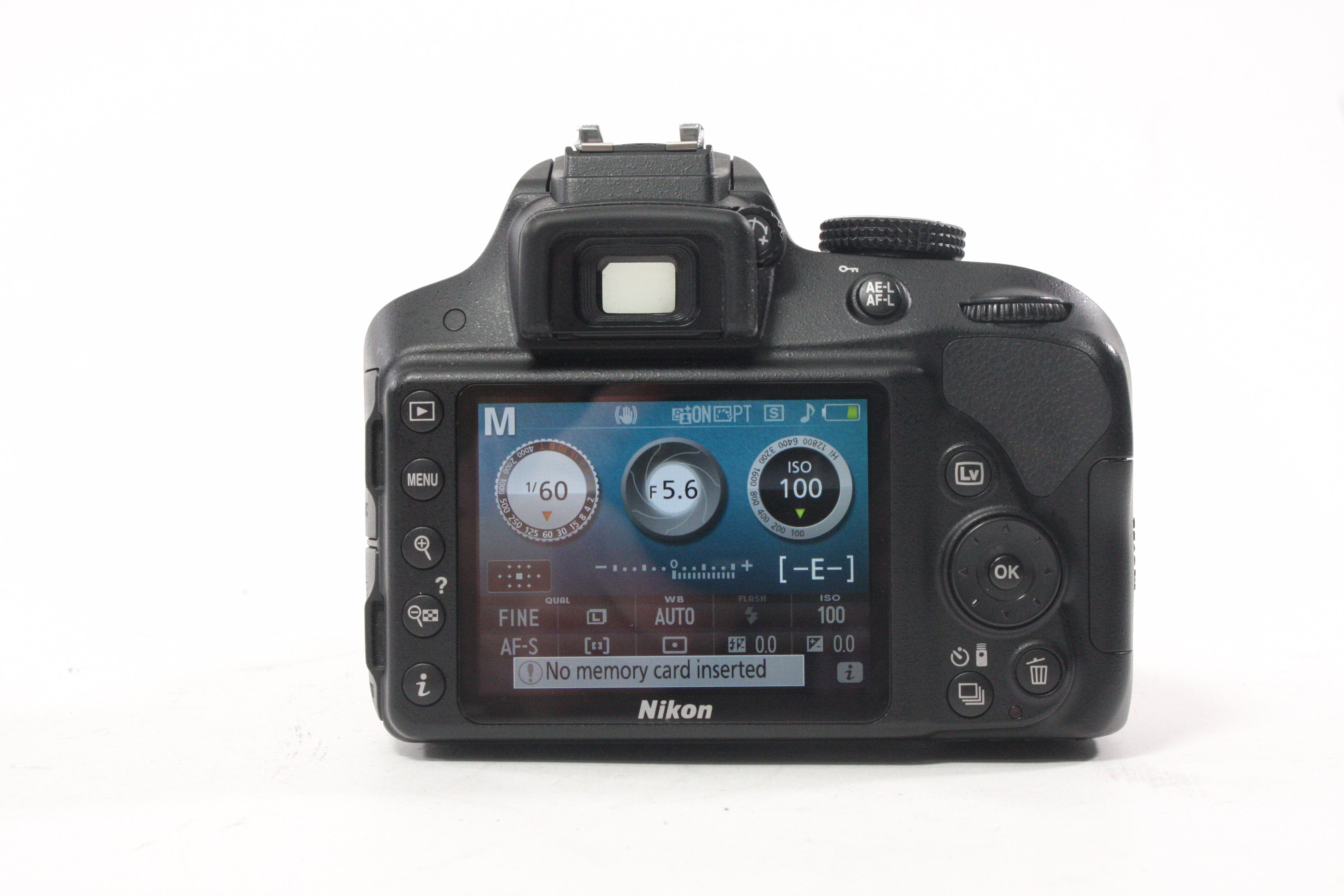 Nikon D3300 DSLR Camera with 18-55mm f/3.5-5.6 G VR AF-P DX Lens SC#2,531