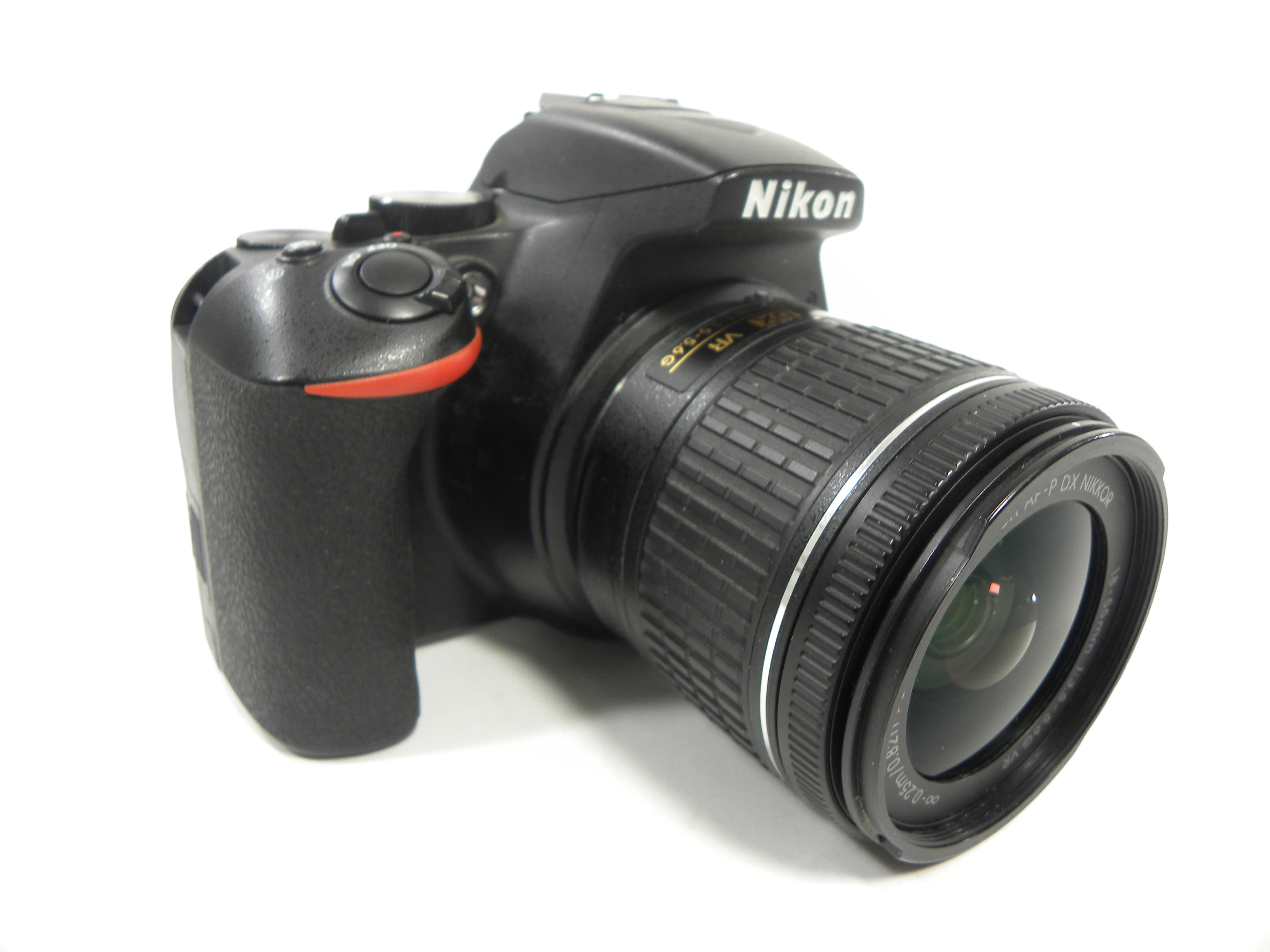 Nikon D3500 24.2mp Digital SLR w/AF-P Nikkor 18-55 VR DX Shutter Ct. 2,175