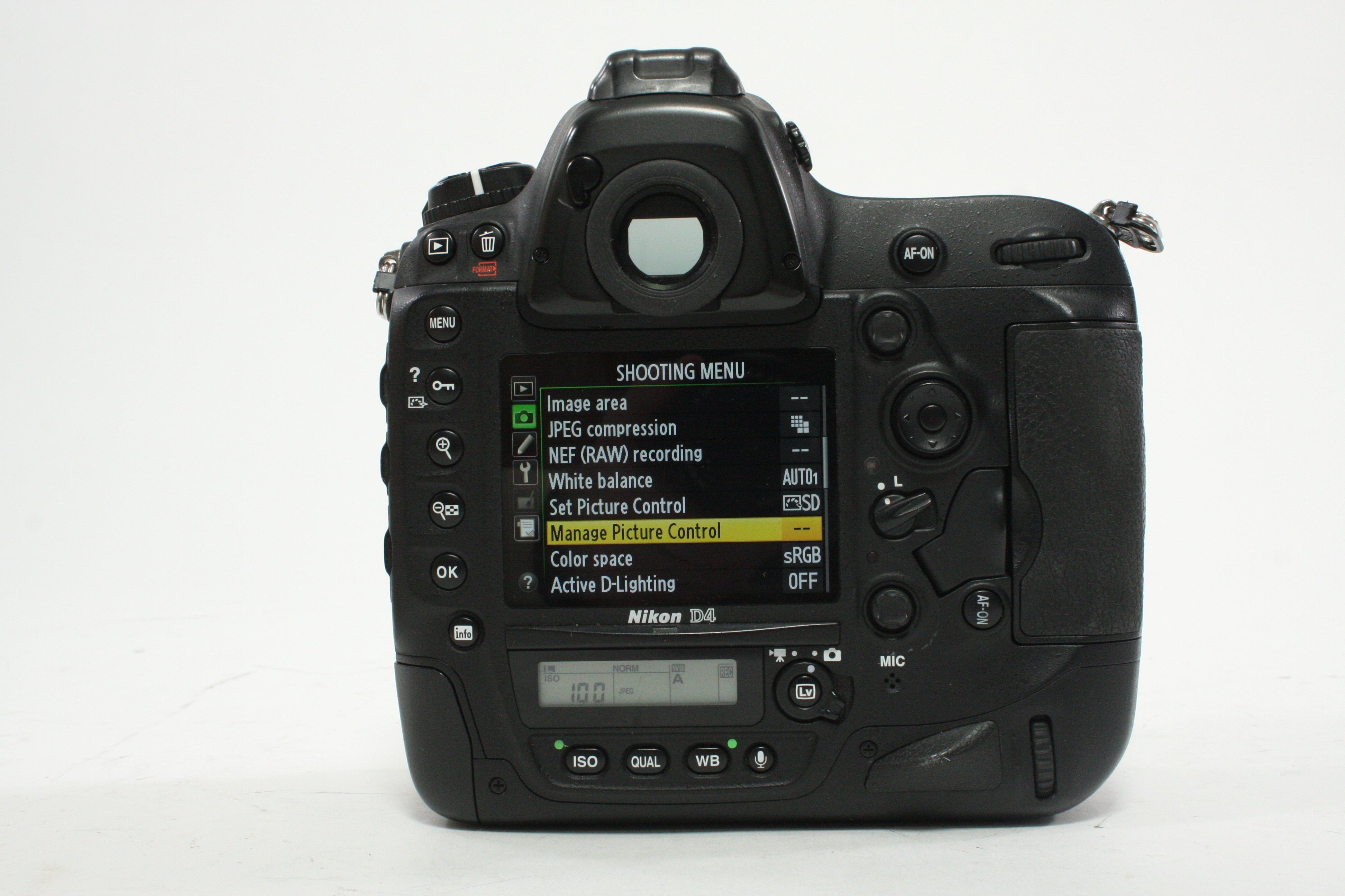 Nikon D4 DSLR Camera Body with a Shutter Count of 28,896