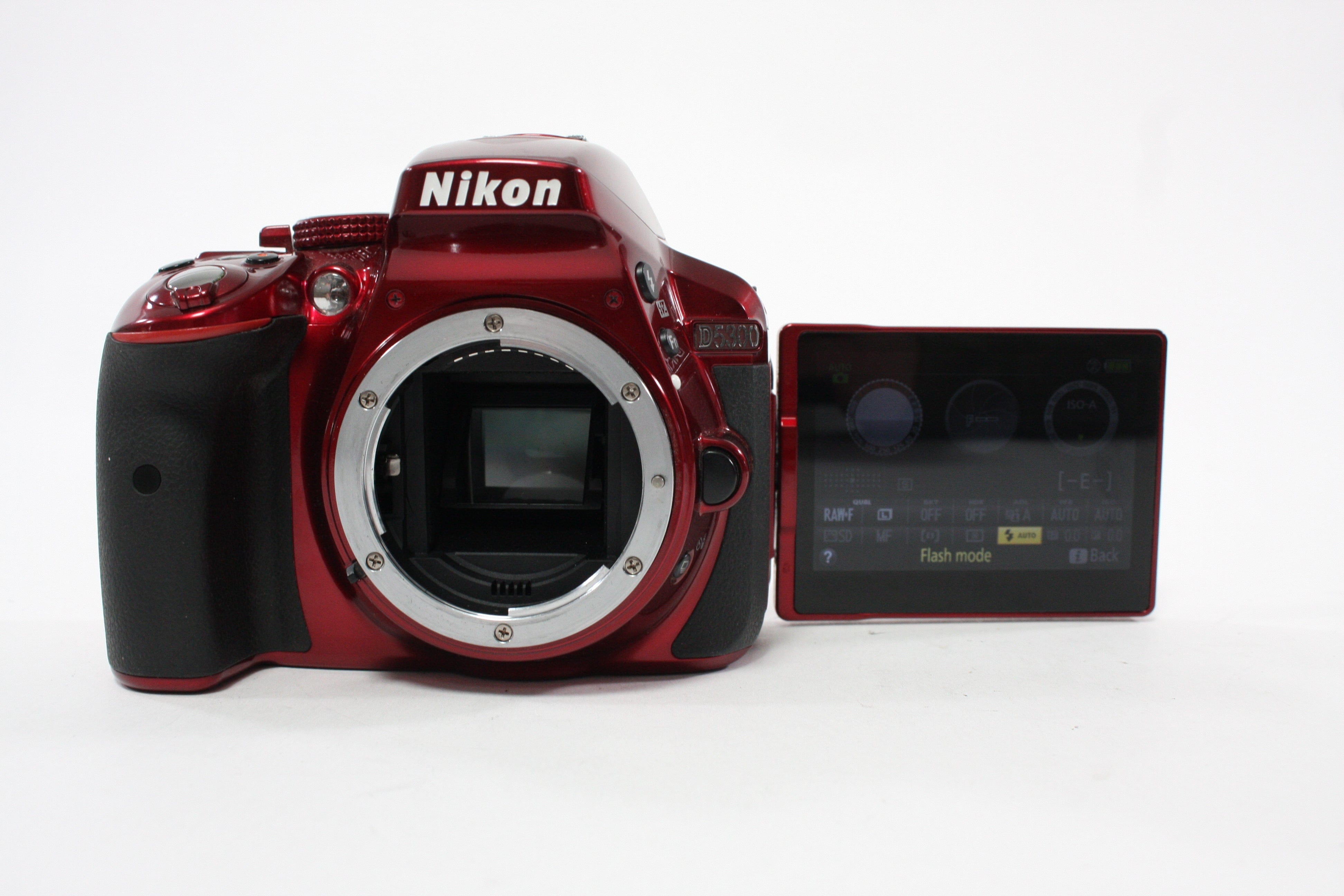 Nikon D5300 Digital SLR Camera Body with Shutter Count 207,460 (Red)