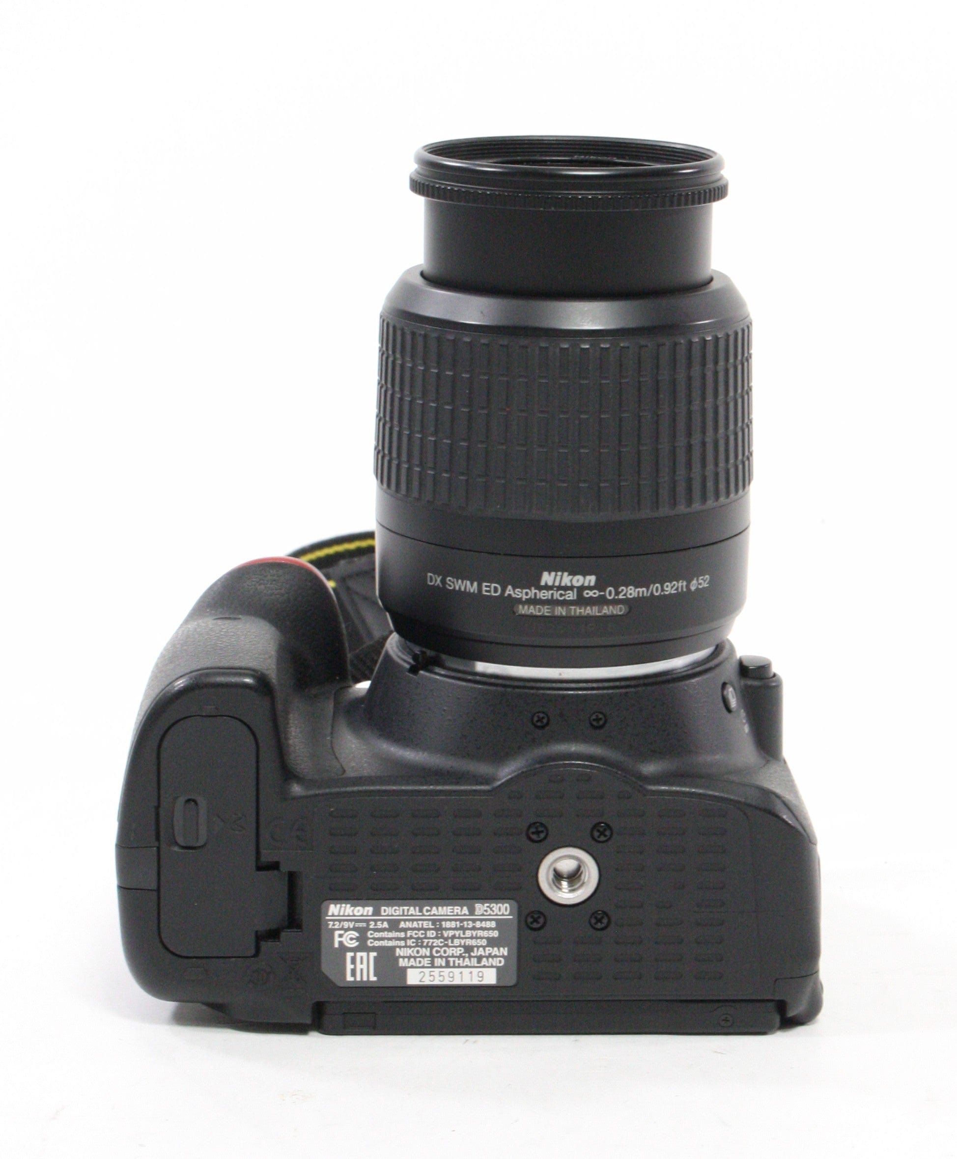 Nikon D5300 Digital SLR with 18-55mm f/3.5-5.6G Lens Shutter Count 3,192