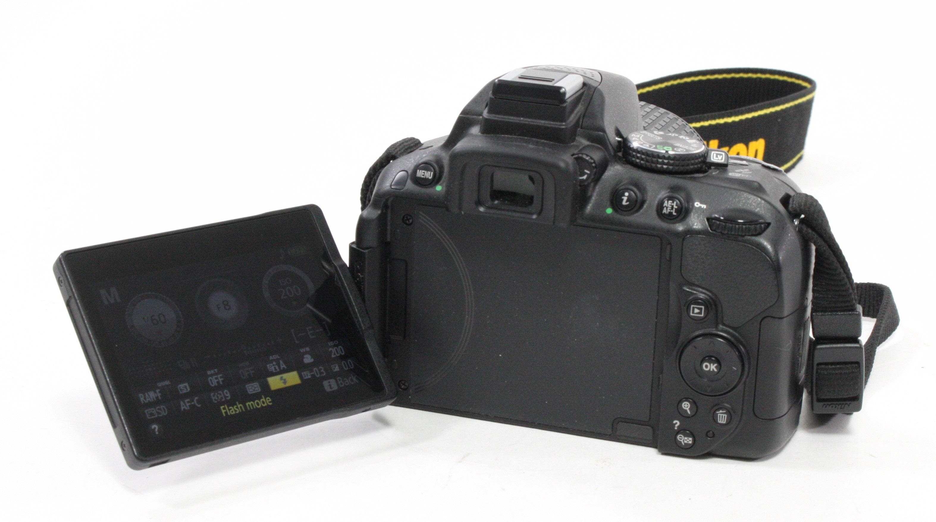 Nikon D5300 Digital SLR with 18-55mm f/3.5-5.6G Lens Shutter Count 3,192