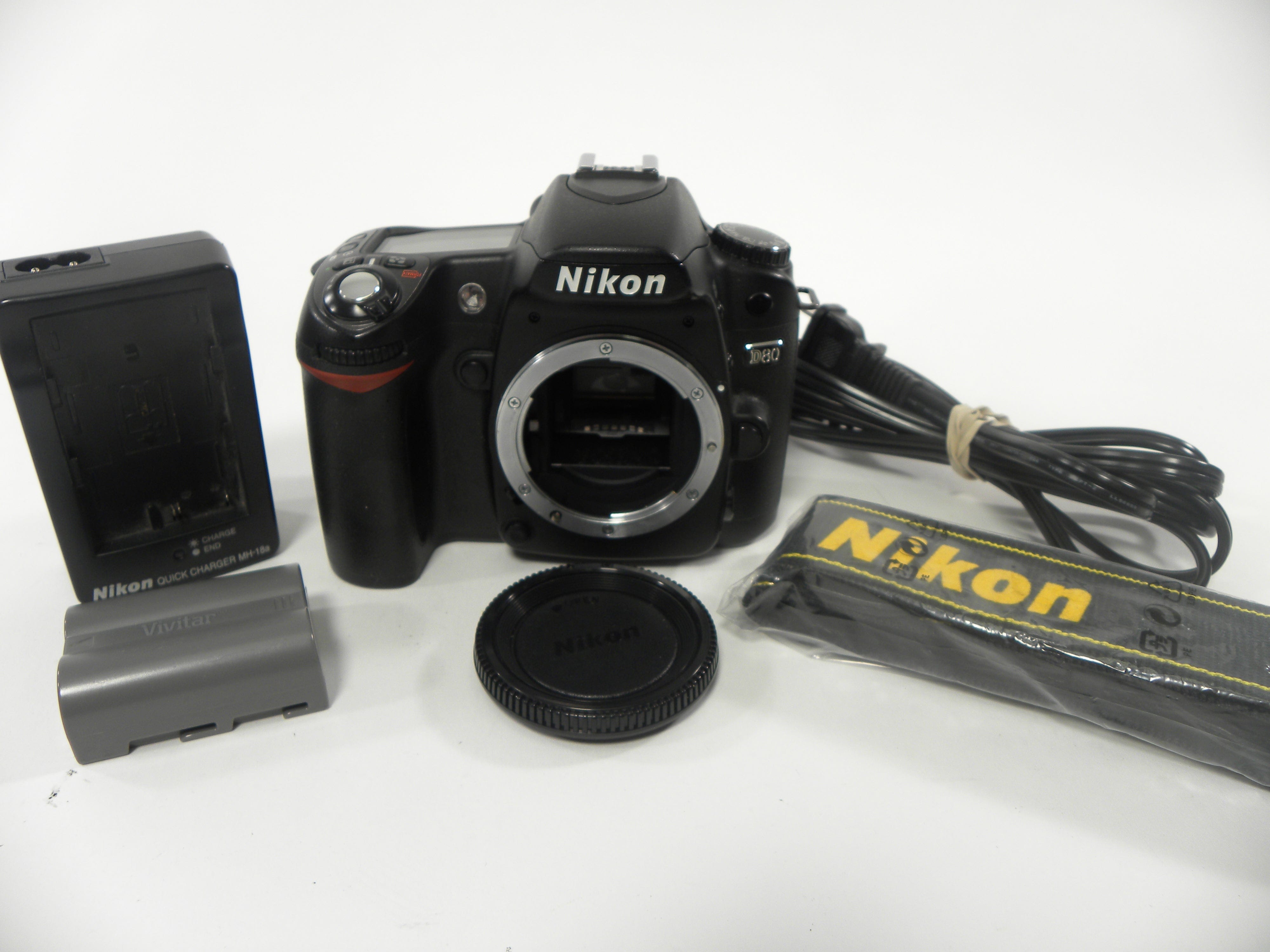 Nikon D80 10.2mp Digital SLR camera Body Only Shutter Ct. 12,683
