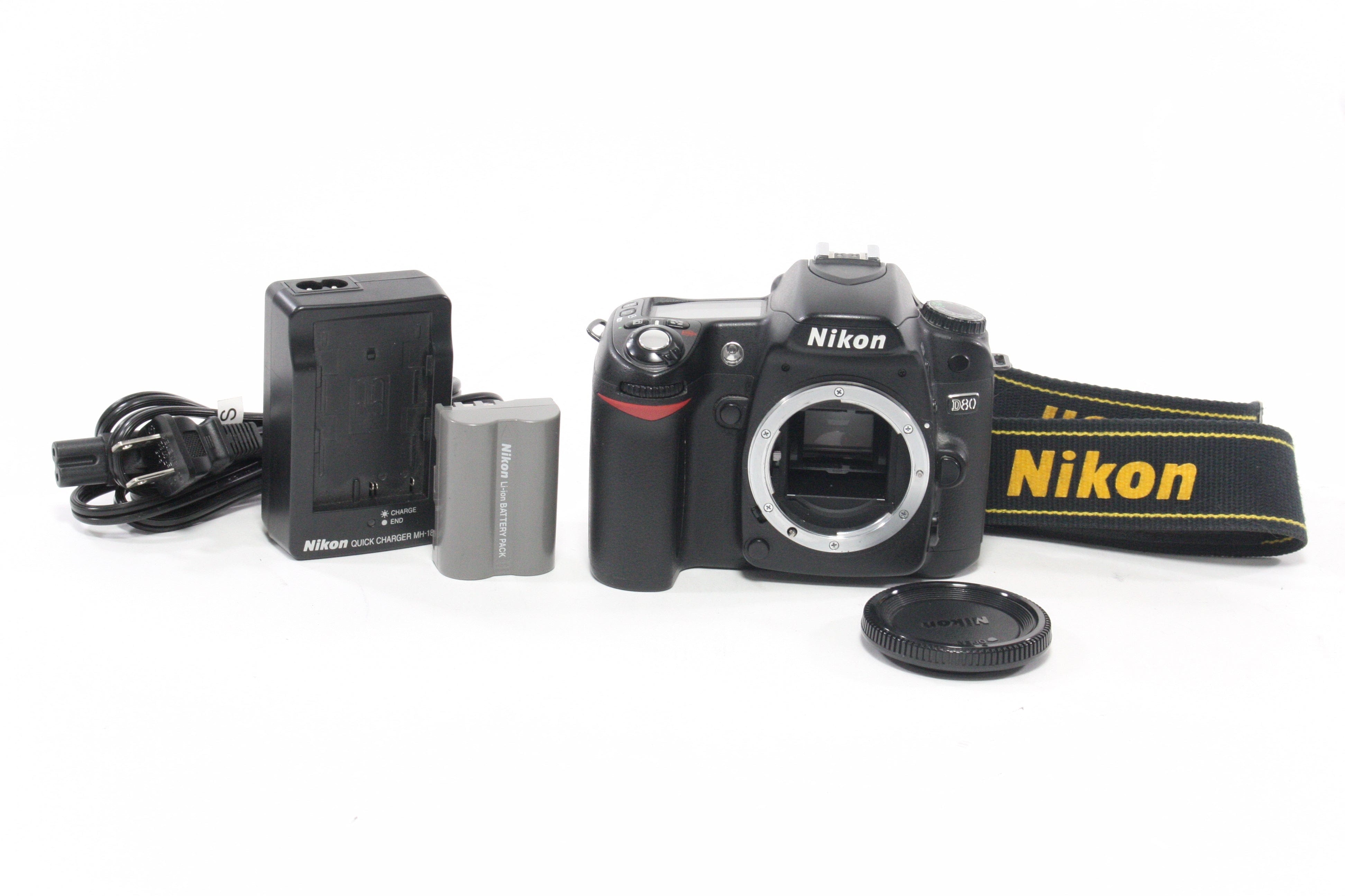 Nikon D80 DSLR Camera Body with a Shutter Count of 11,878