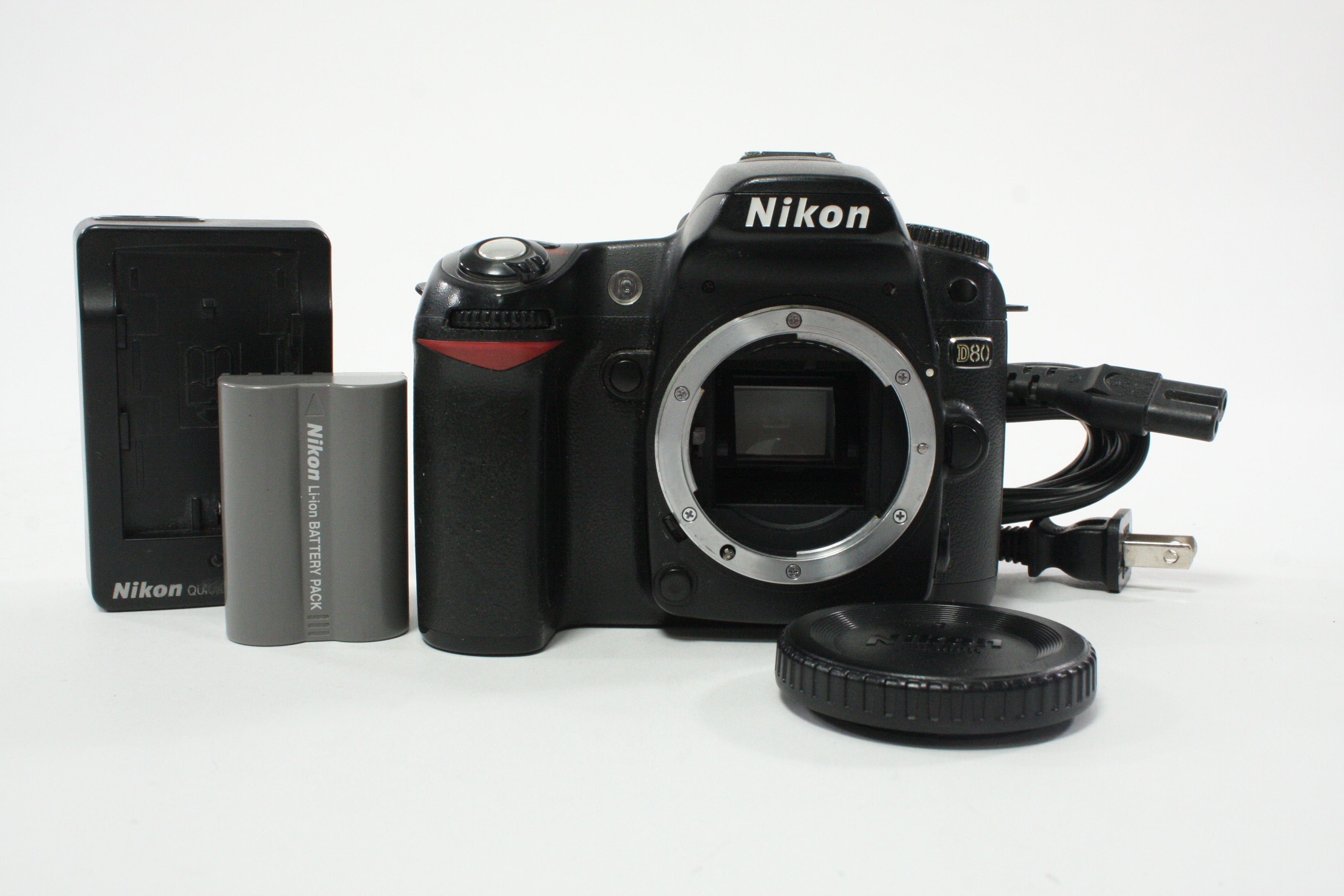 Nikon D80 DSLR Camera Body with a Shutter Count of 23,196
