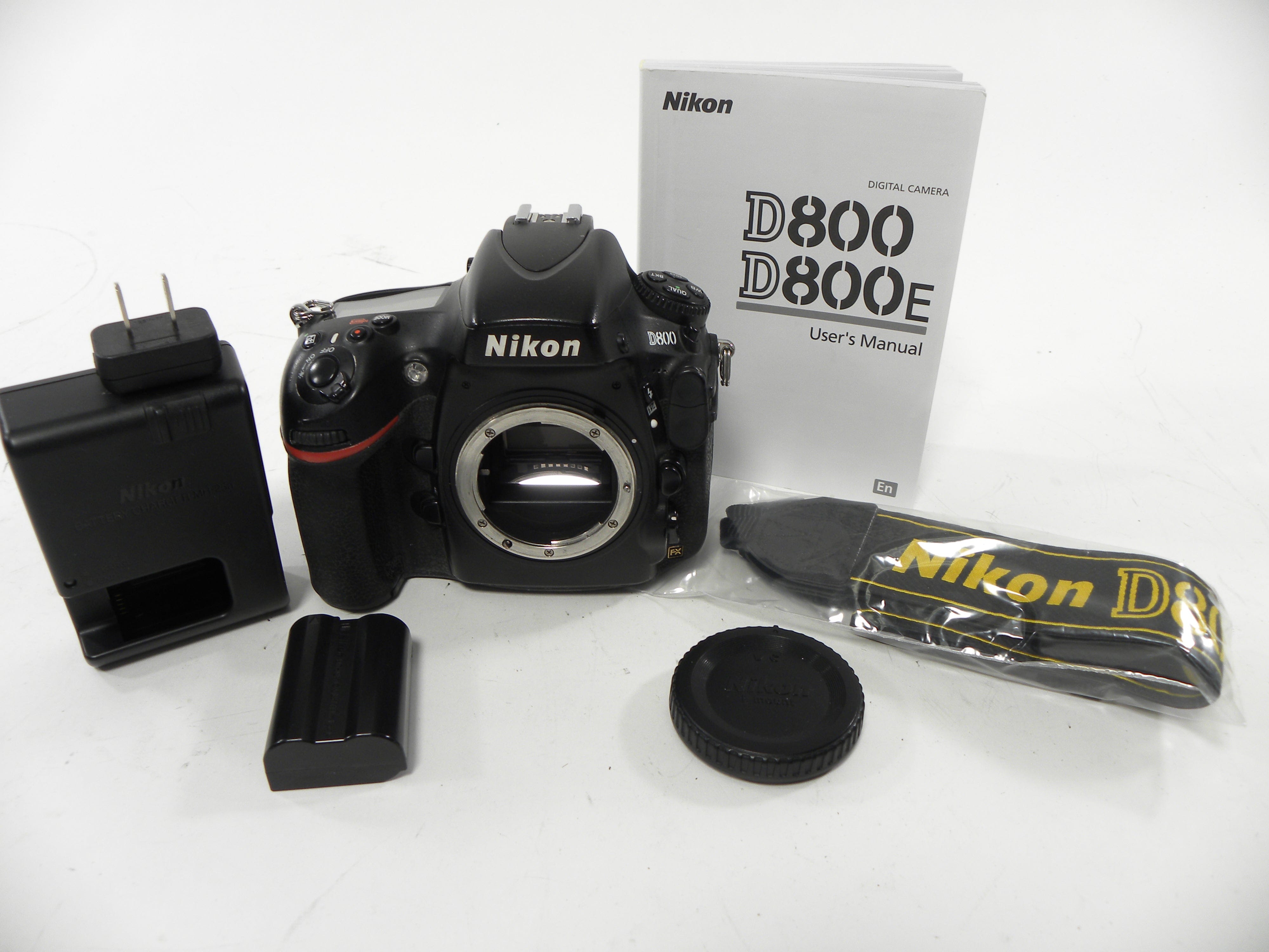 Nikon D800 36.3mp Digital SLR Body Only Shutter Ct.188,685