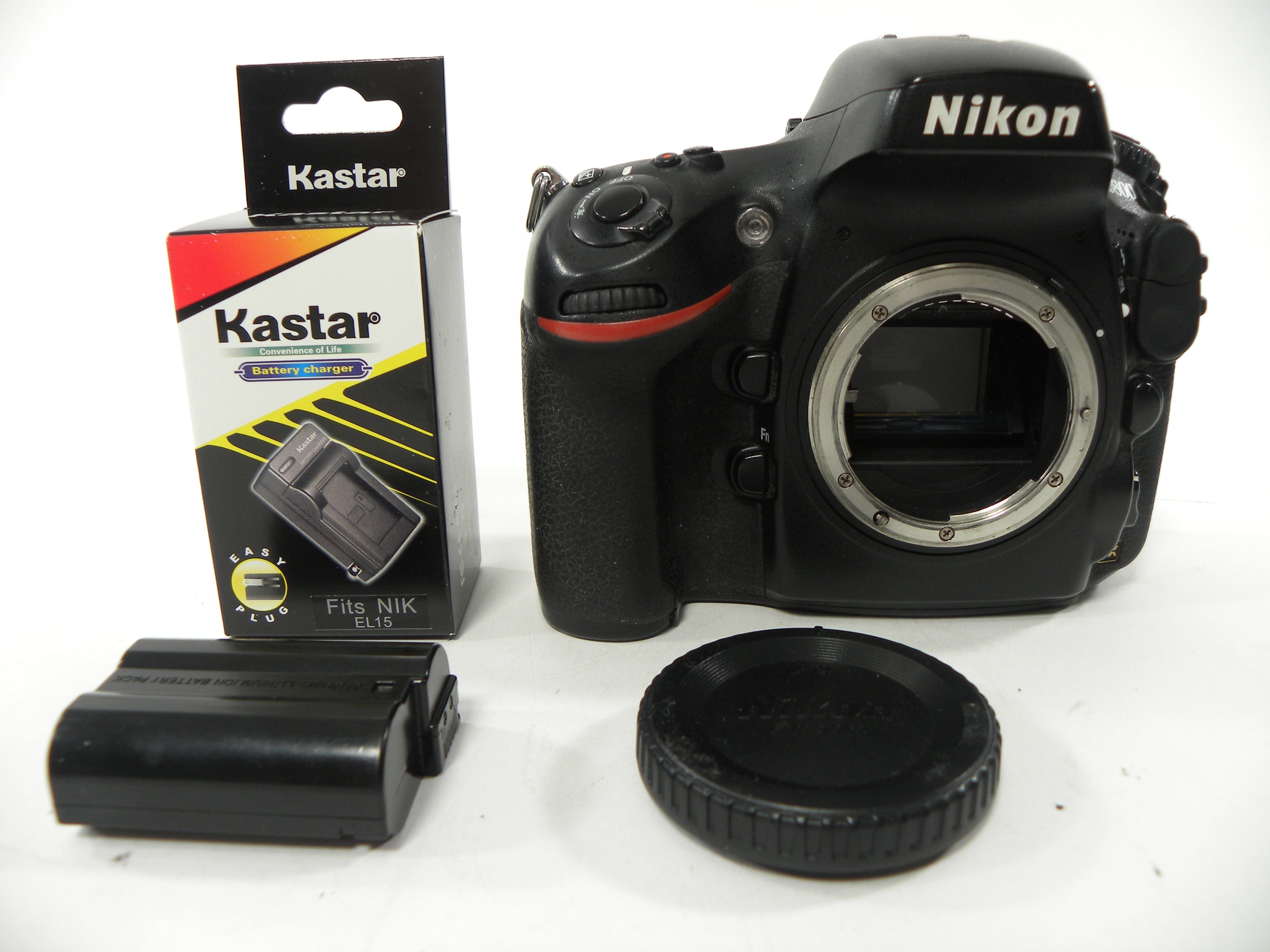 Nikon D800 36.3mp Digital SLR Body Only Shutter Ct. 208,829