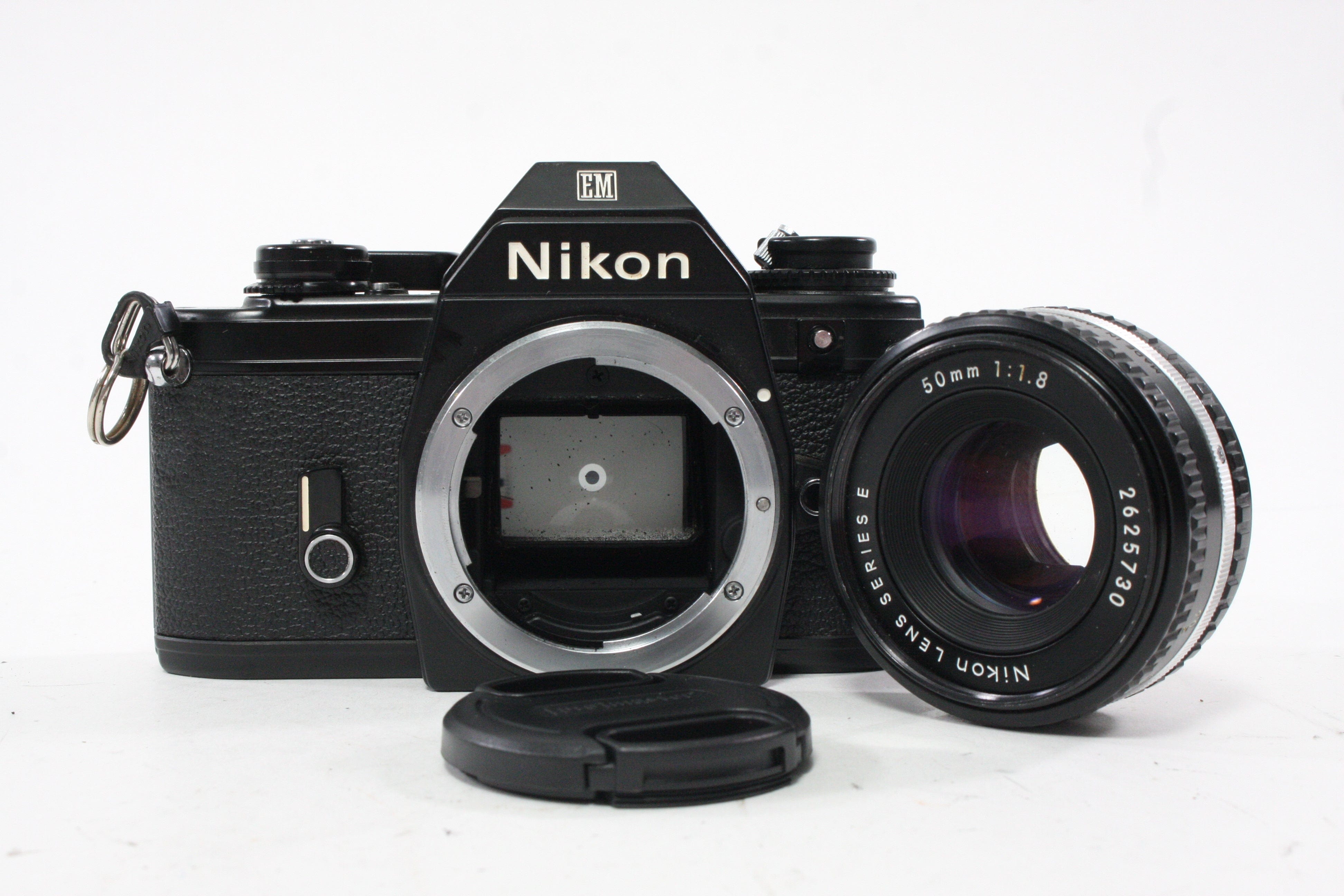 Nikon EM 35mm Camera with 50mm f/1.8 E Series Lens