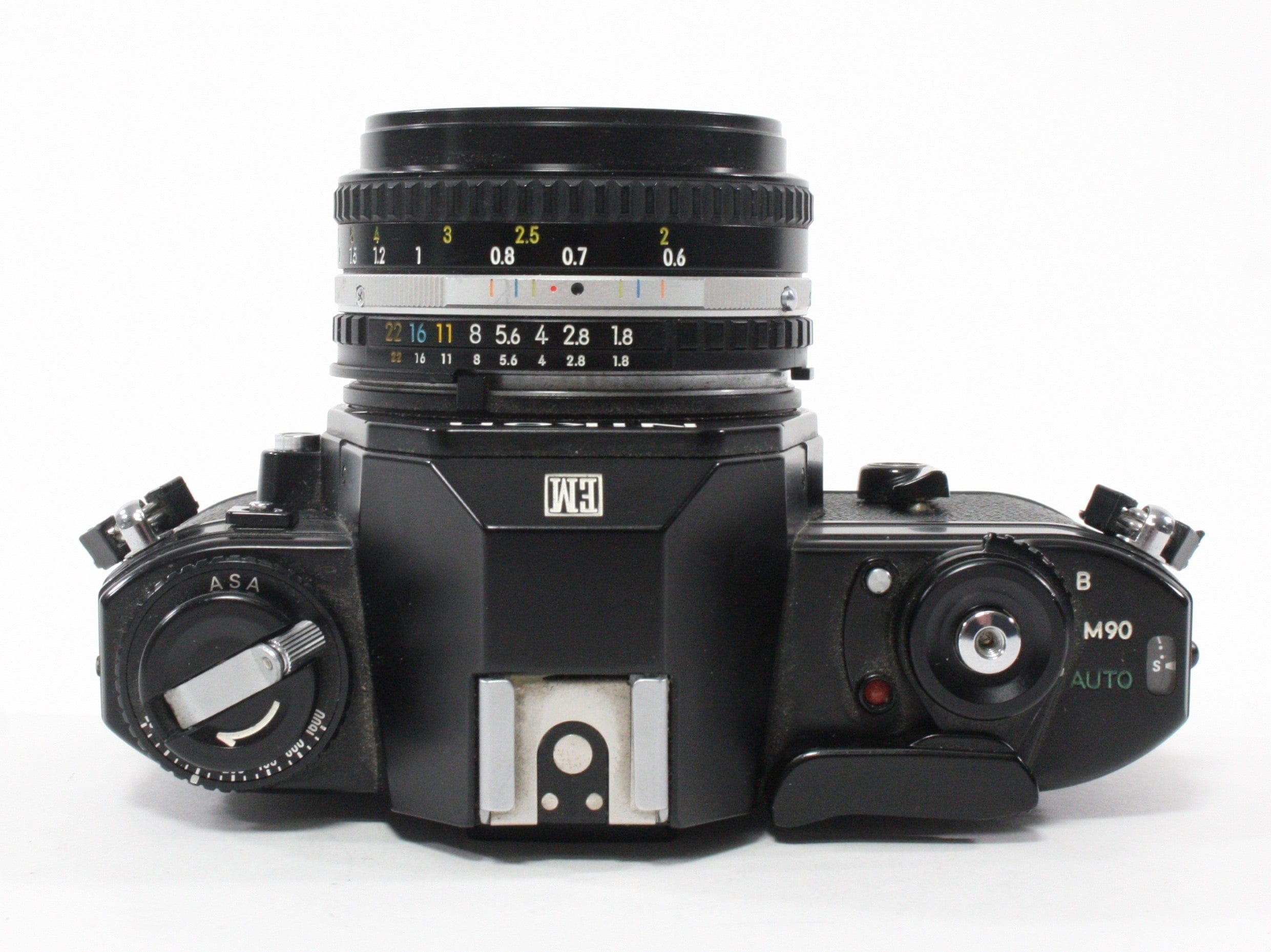 Nikon EM 35mm Camera with 50mm f/1.8 E Series Lens